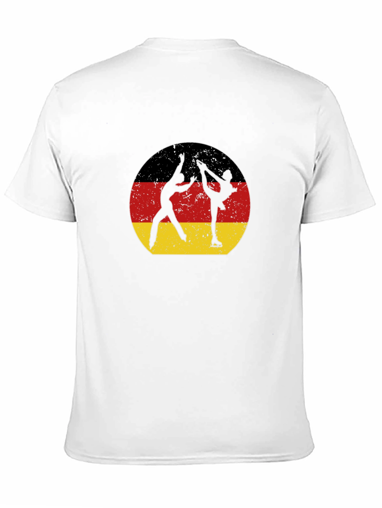 Figure Skating Germany Flag Graphic T-Shirt