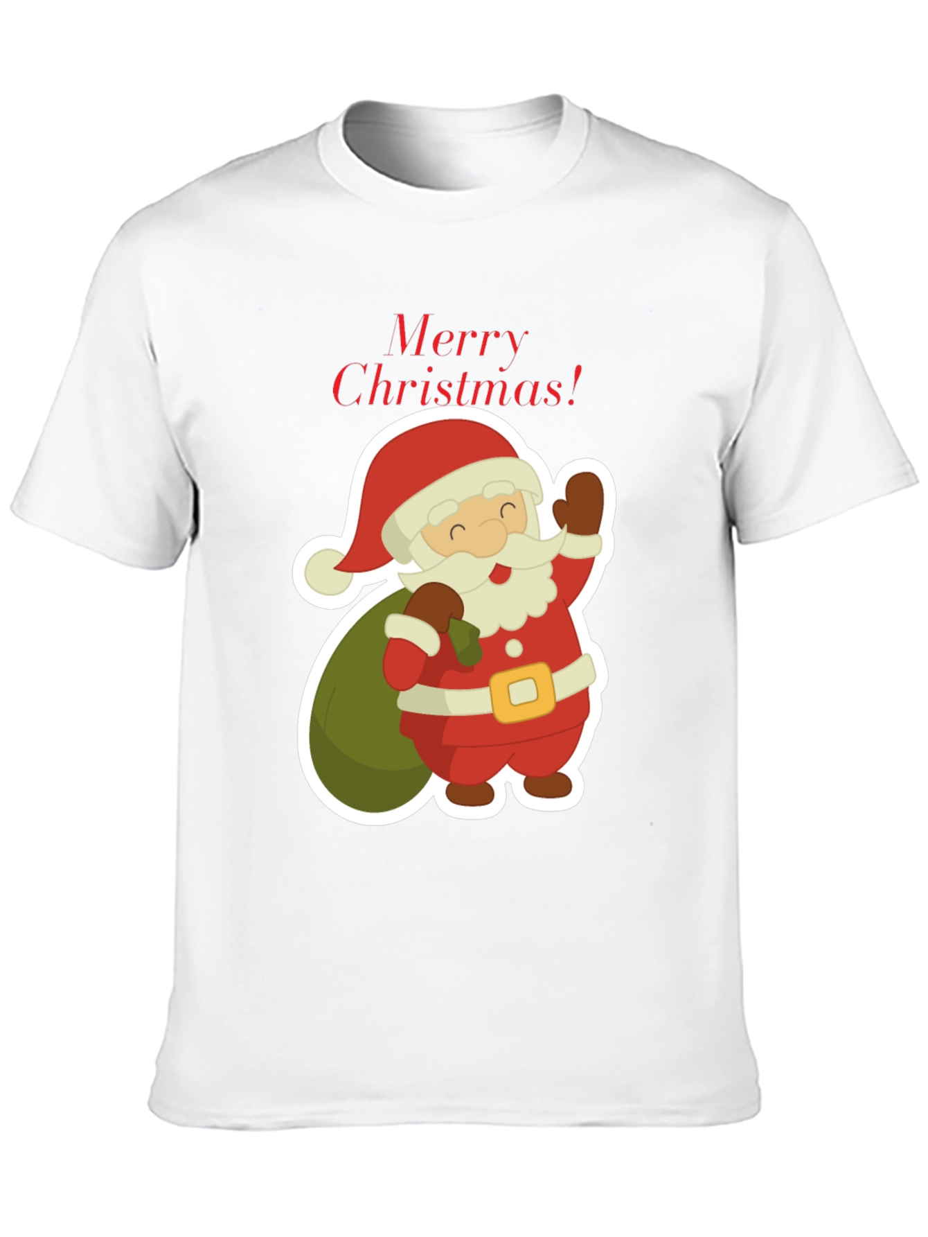 Festive Santa Claus Merry Christmas T-Shirt