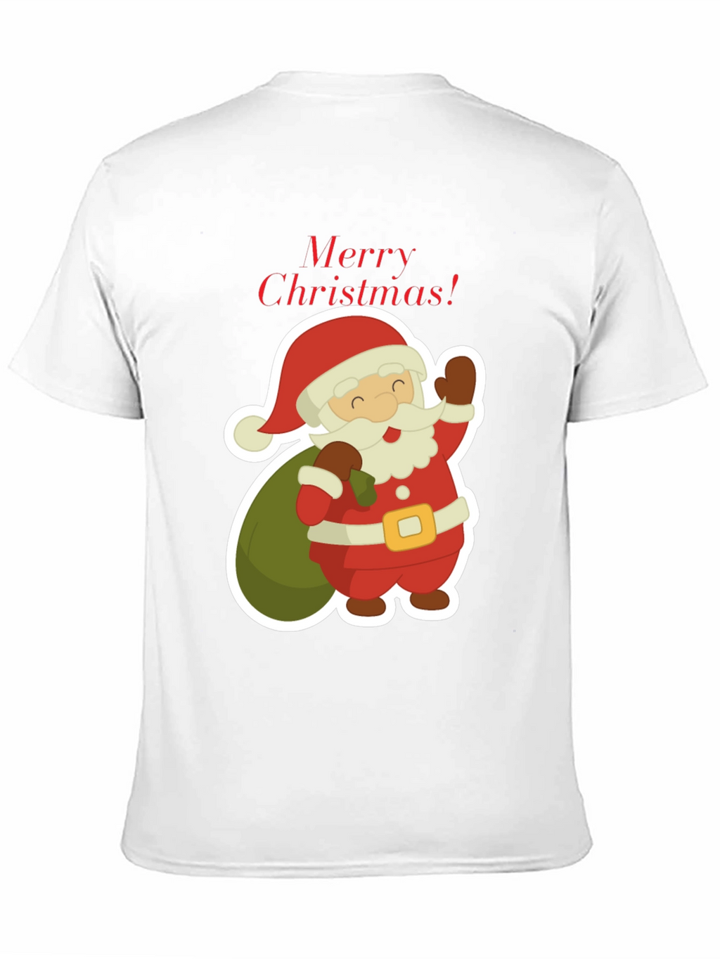 Festive Santa Claus Merry Christmas T-Shirt