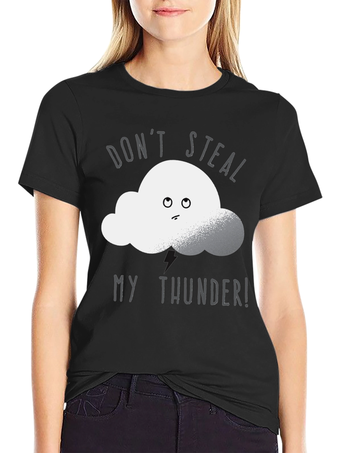 Dont Steal My Thunder T-Shirt - Funny Cloud Graphic Tee