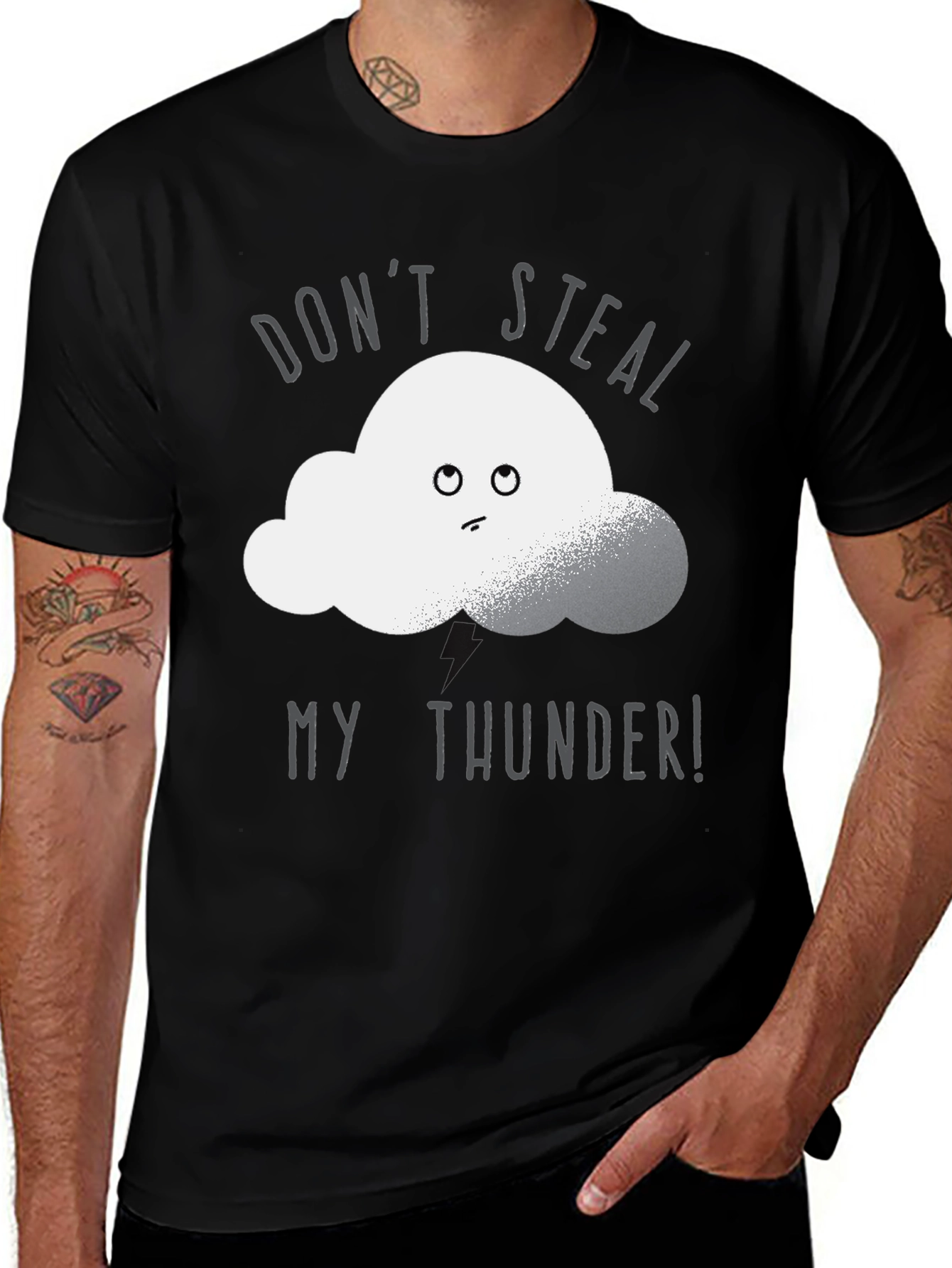 Dont Steal My Thunder T-Shirt - Funny Cloud Graphic Tee