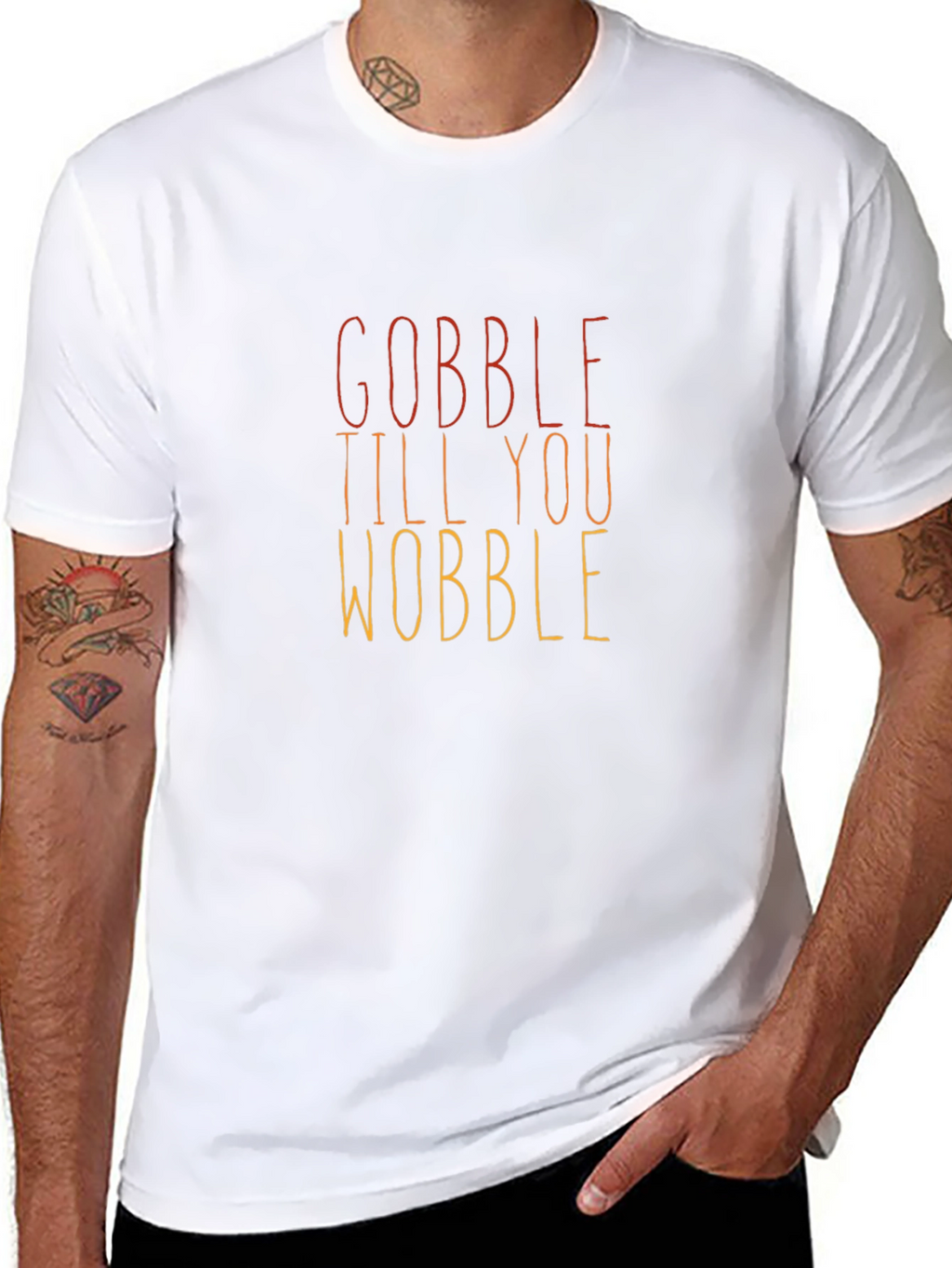 Gobble Till You Wobble Thanksgiving T-Shirt