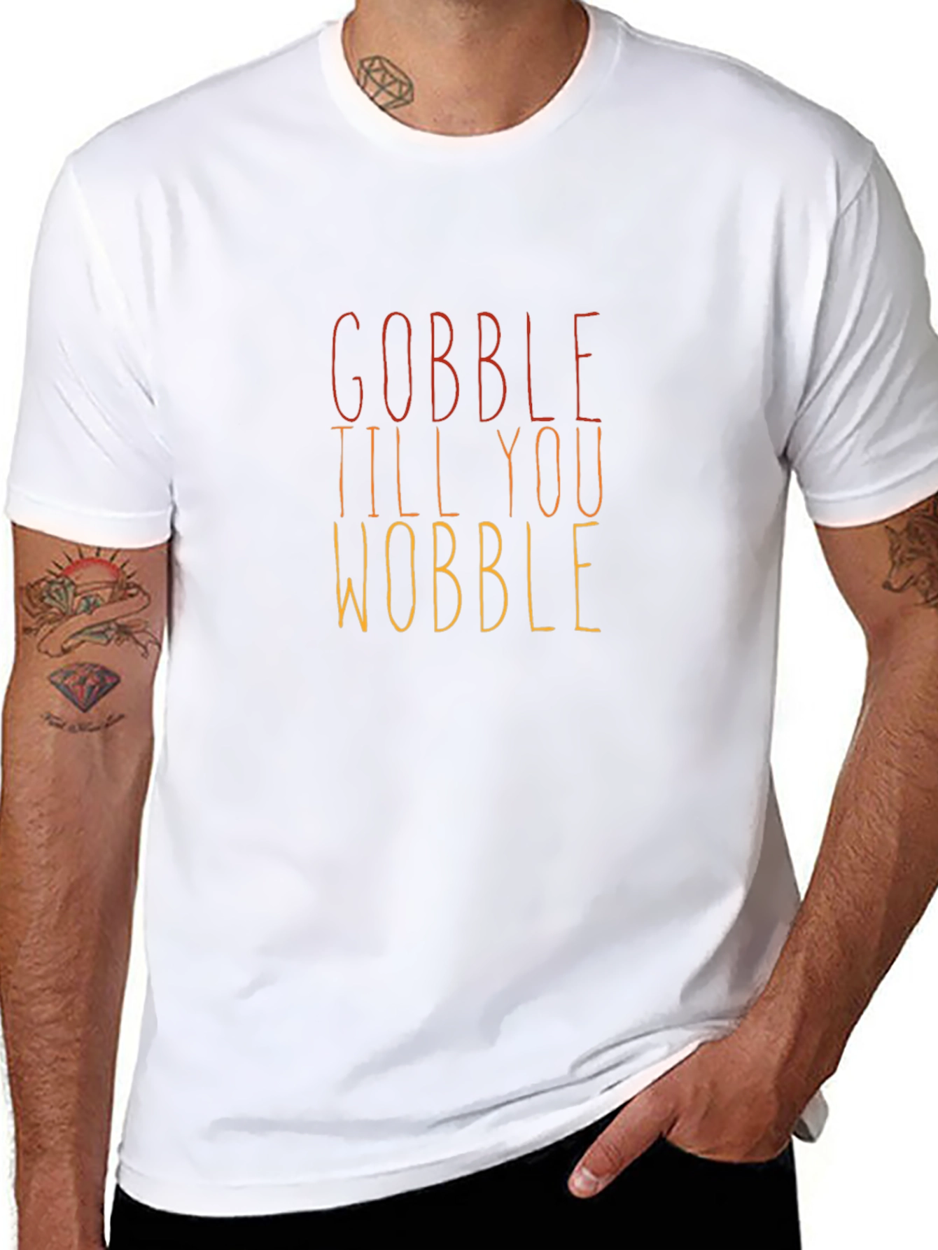 Gobble Till You Wobble Thanksgiving T-Shirt