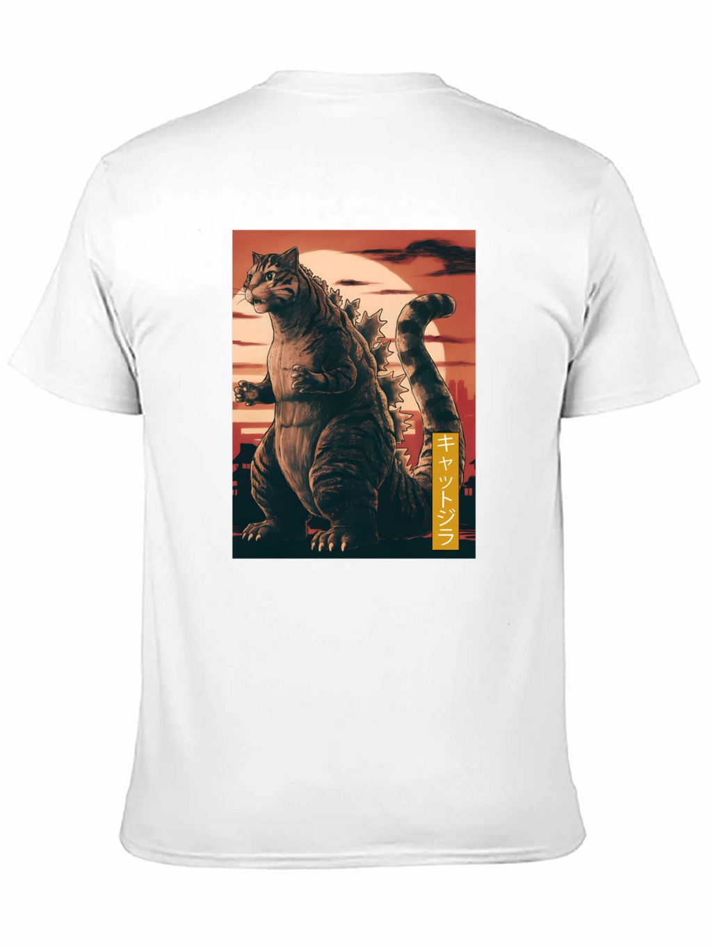 Cat Godzilla Graphic T-Shirt