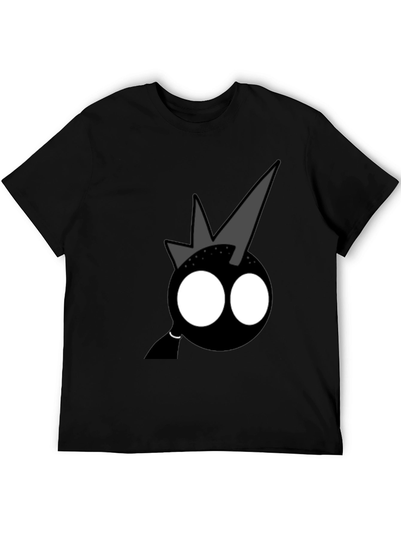 Funky Graphic Tee - Black Shirt with Cartoon Design