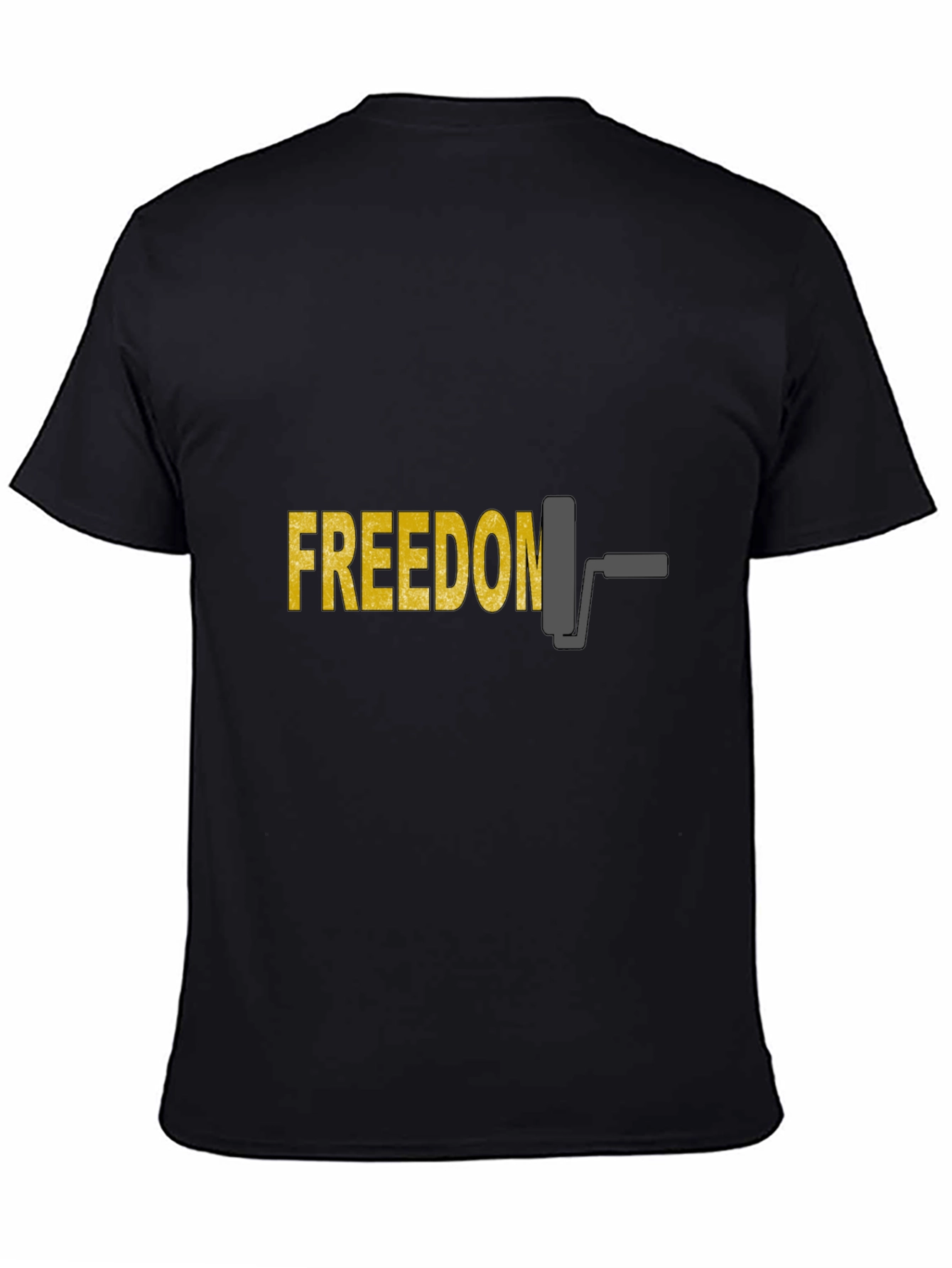Freedom Roller T-Shirt - Mens Black Graphic Tee