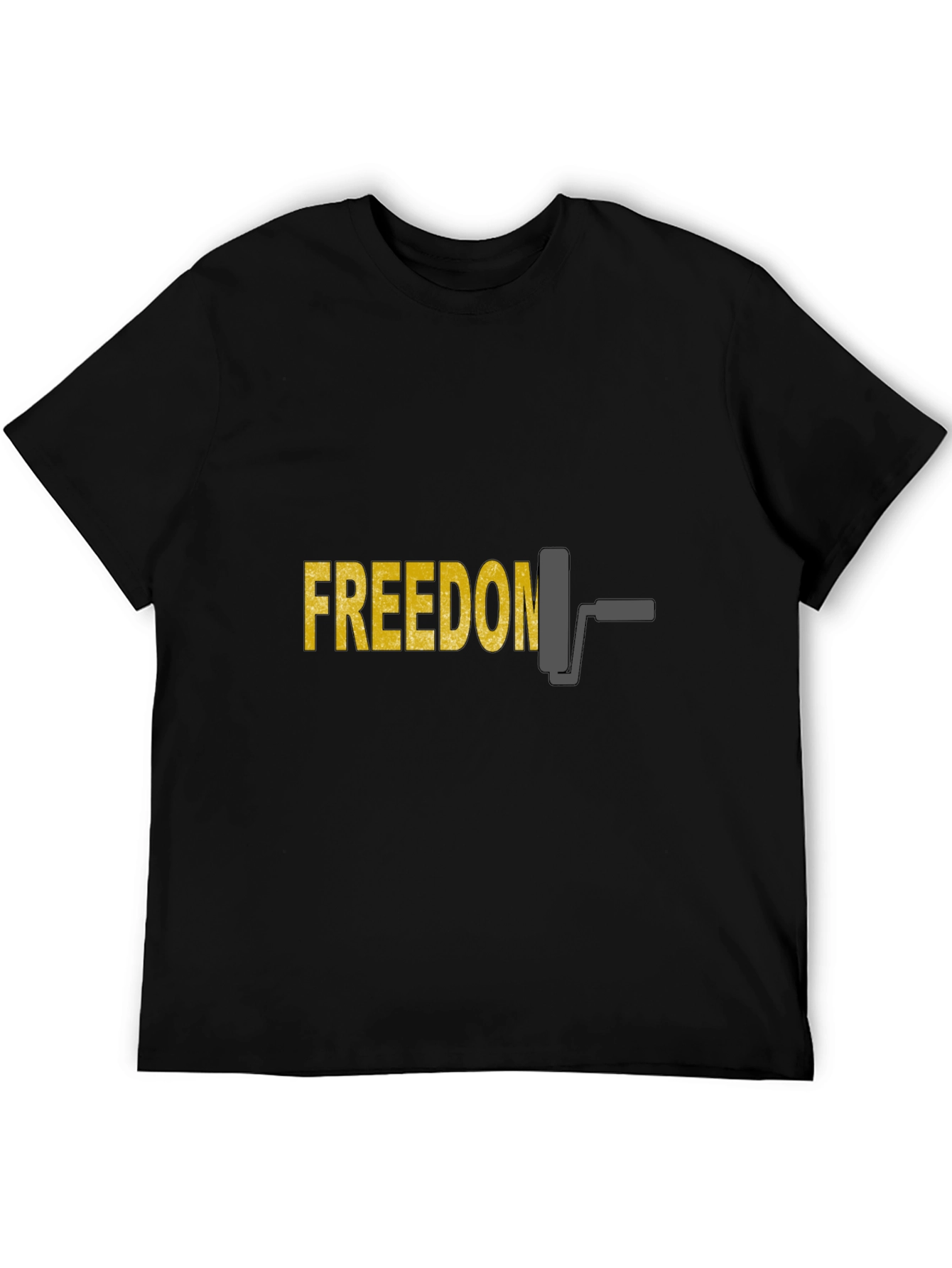 Freedom Roller T-Shirt - Mens Black Graphic Tee