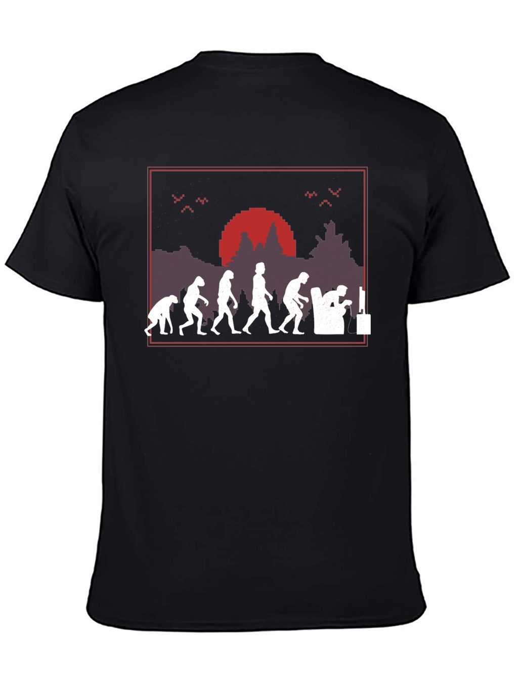 Gamer Evolution T-Shirt - Black Cotton Tee