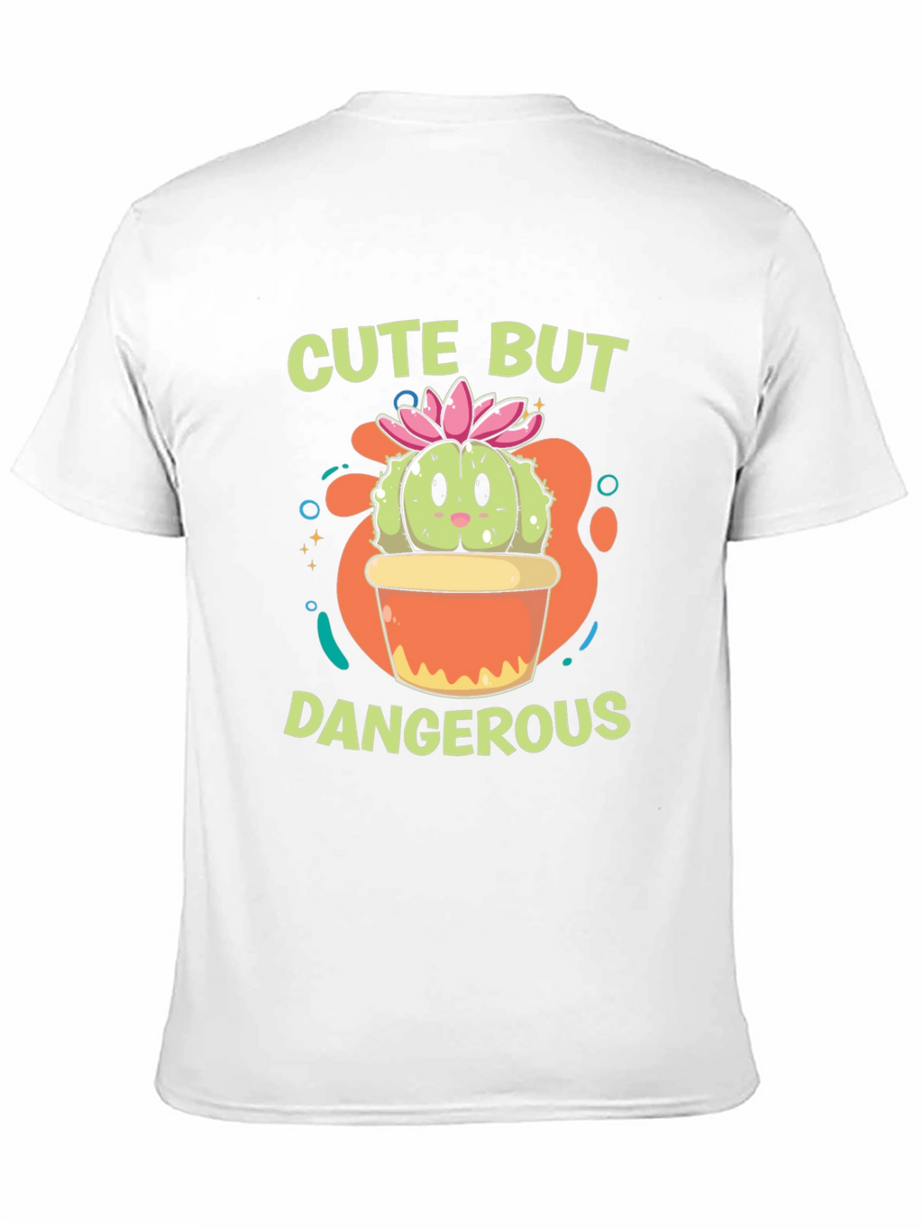 Cute But Dangerous Cactus Graphic T-Shirt