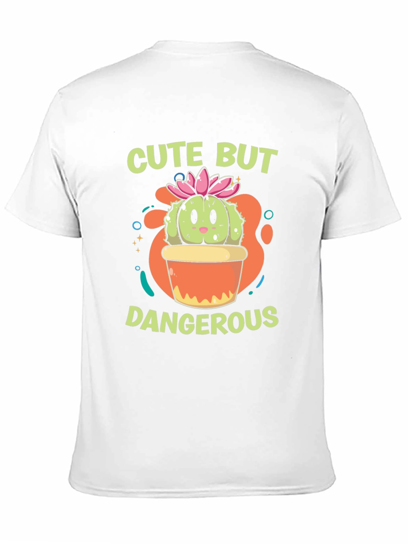 Cute But Dangerous Cactus Graphic T-Shirt