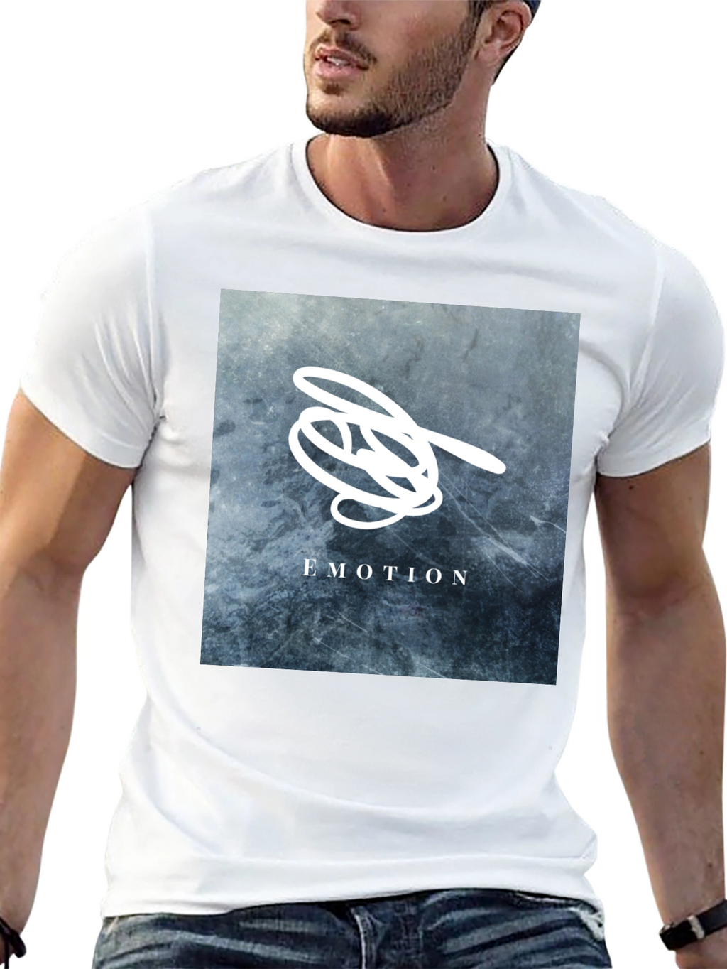 Emotion Graphic T-Shirt - Stylish Black Tee