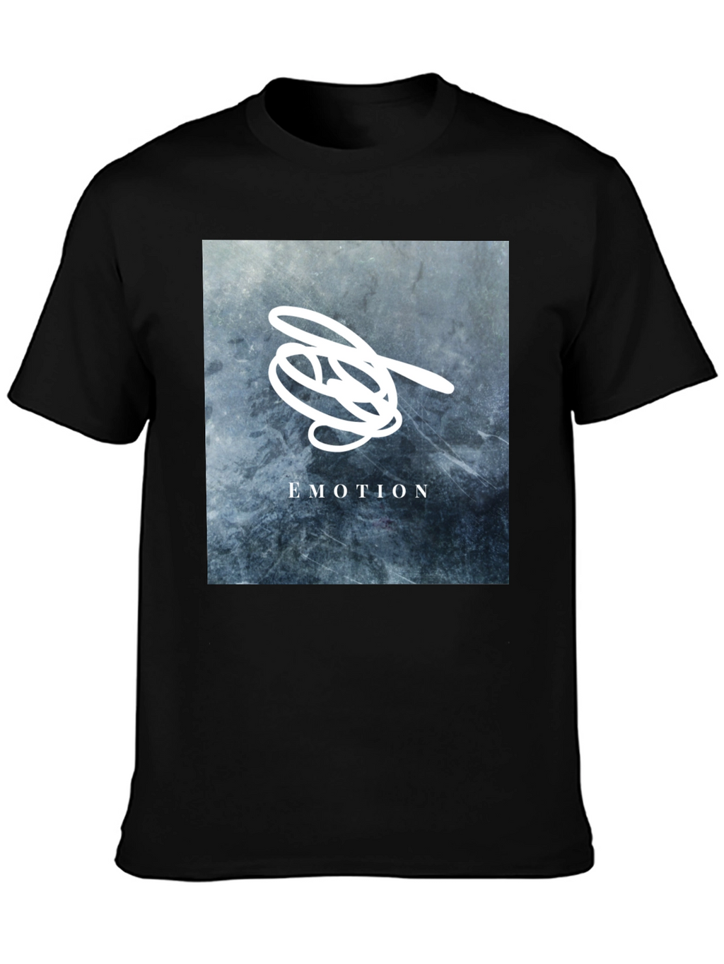 Emotion Graphic T-Shirt - Stylish Black Tee
