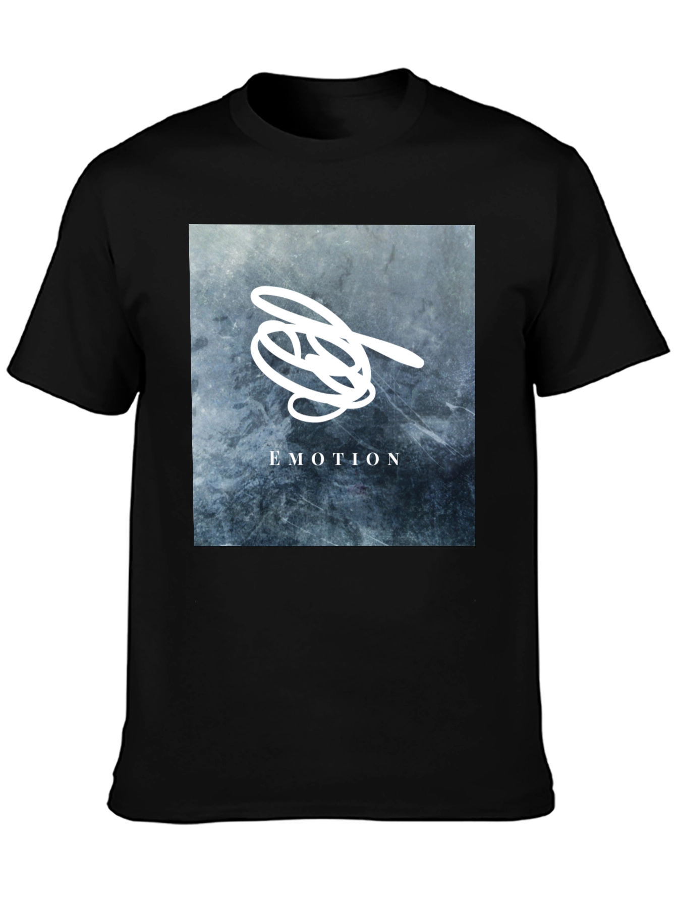 Emotion Graphic T-Shirt - Stylish Black Tee
