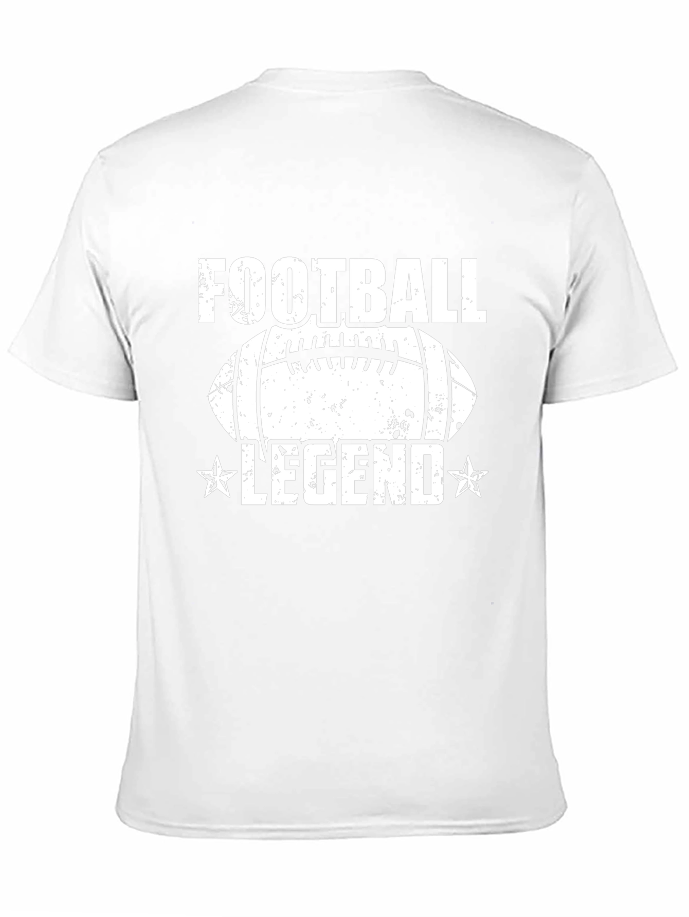 Football Legend Graphic T-Shirt - Black