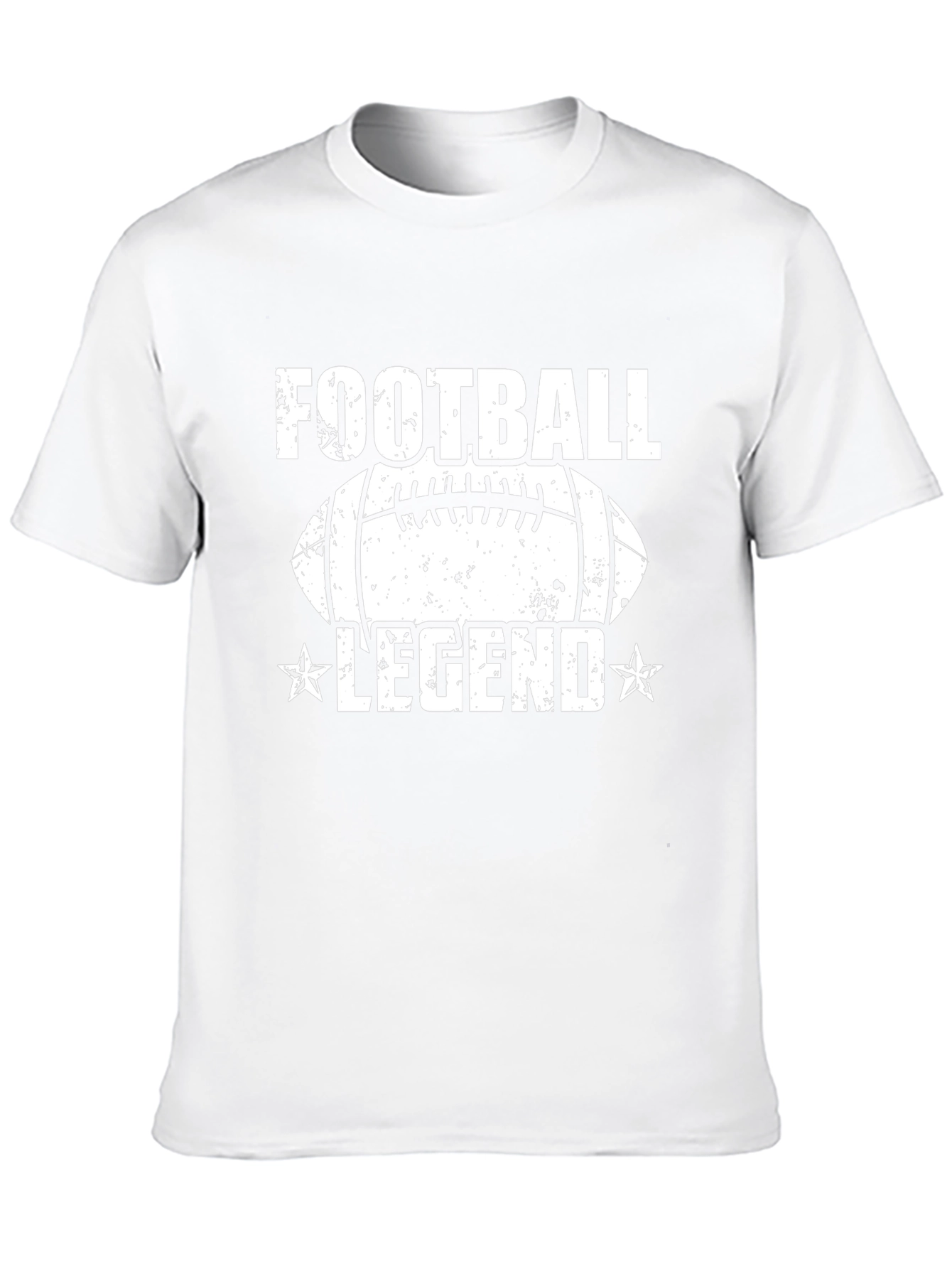 Football Legend Graphic T-Shirt - Black