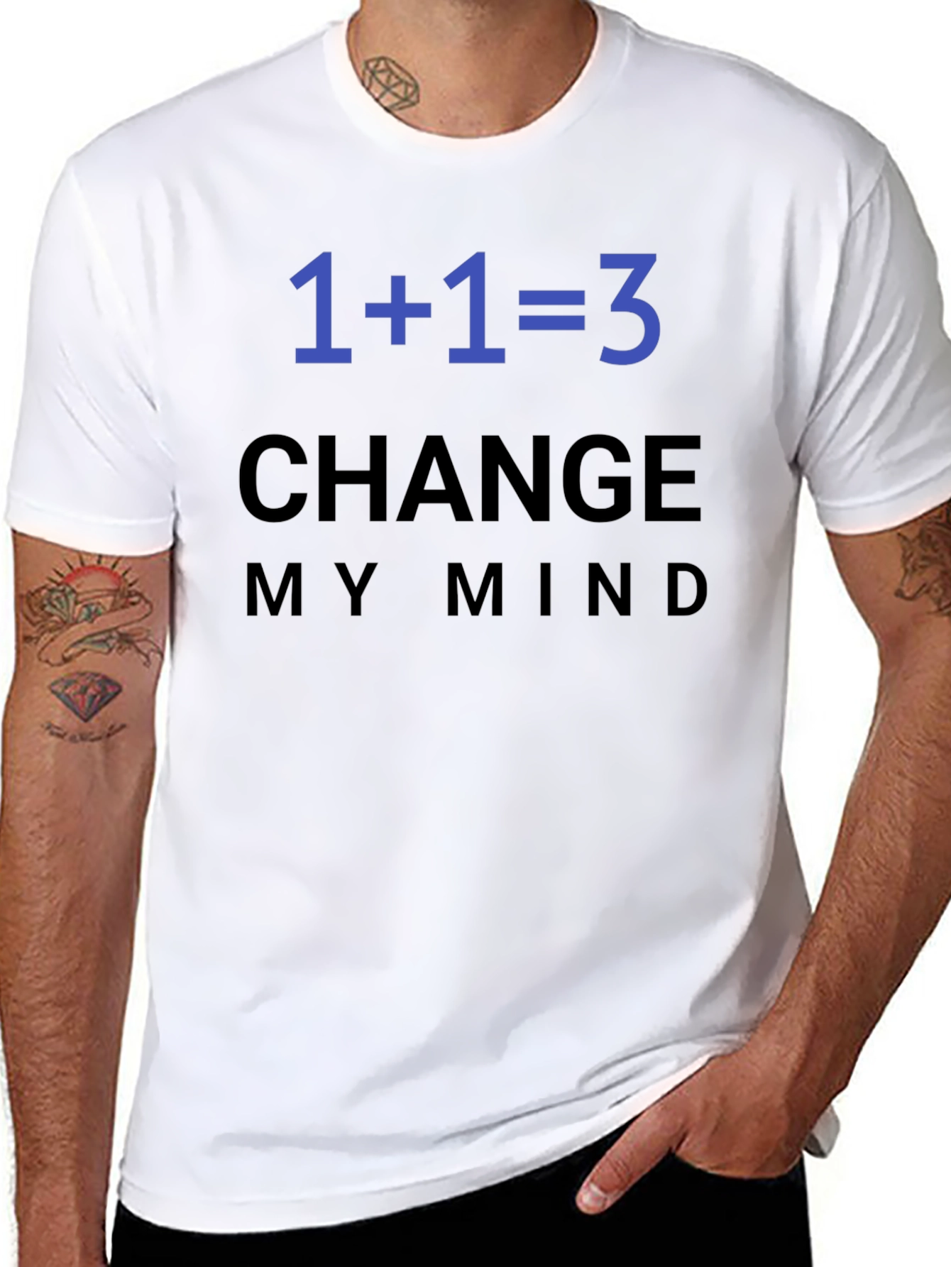 1+1=3 Change My Mind T-Shirt