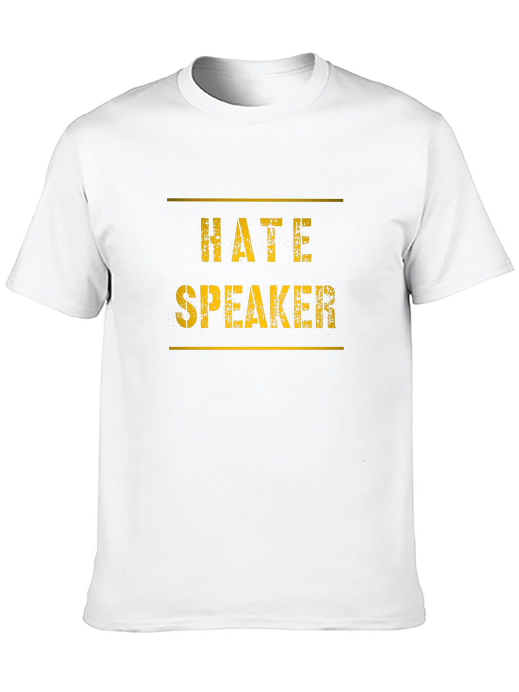 Hate Speaker Graphic Tee - Black