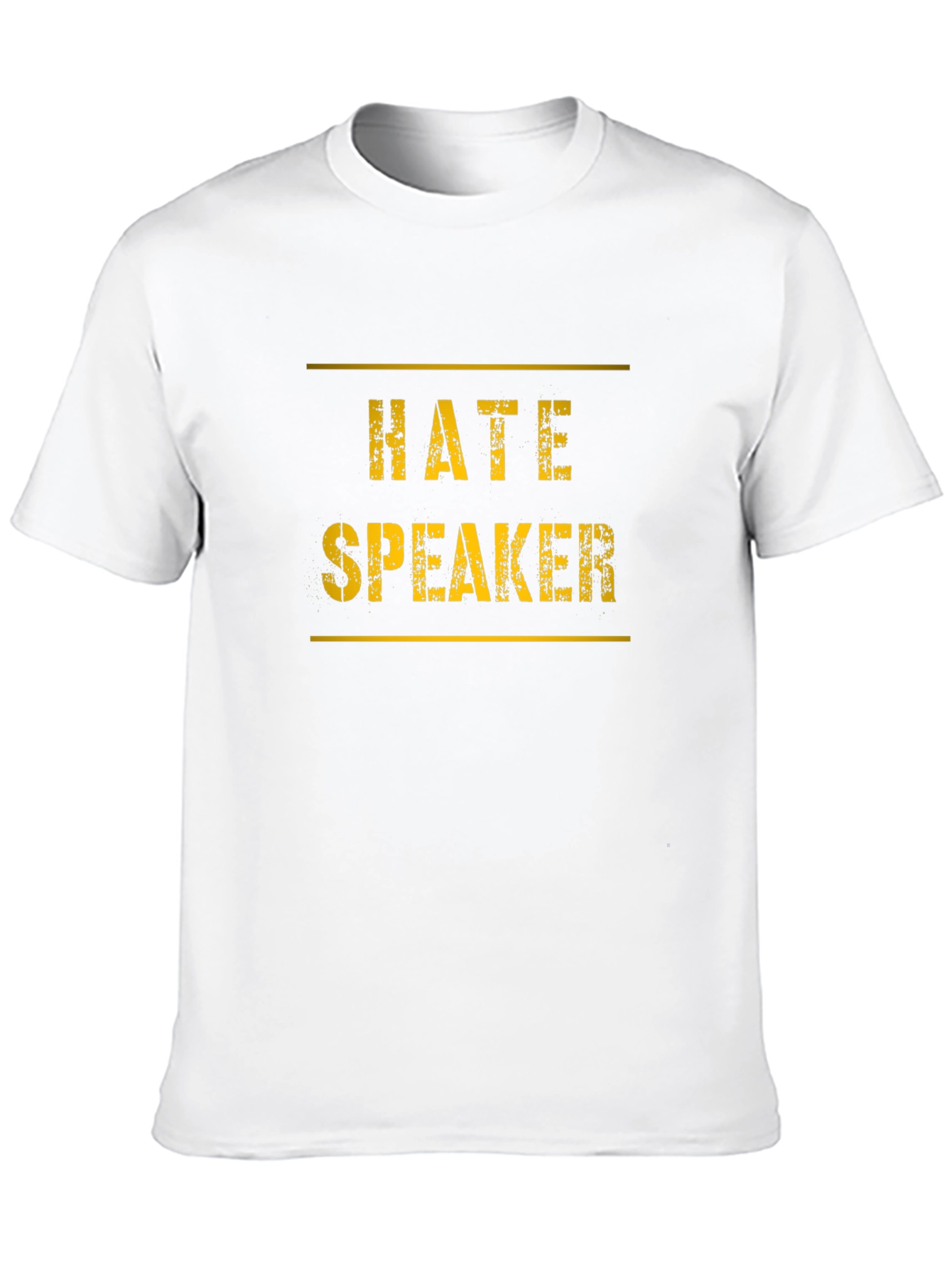 Hate Speaker Graphic Tee - Black