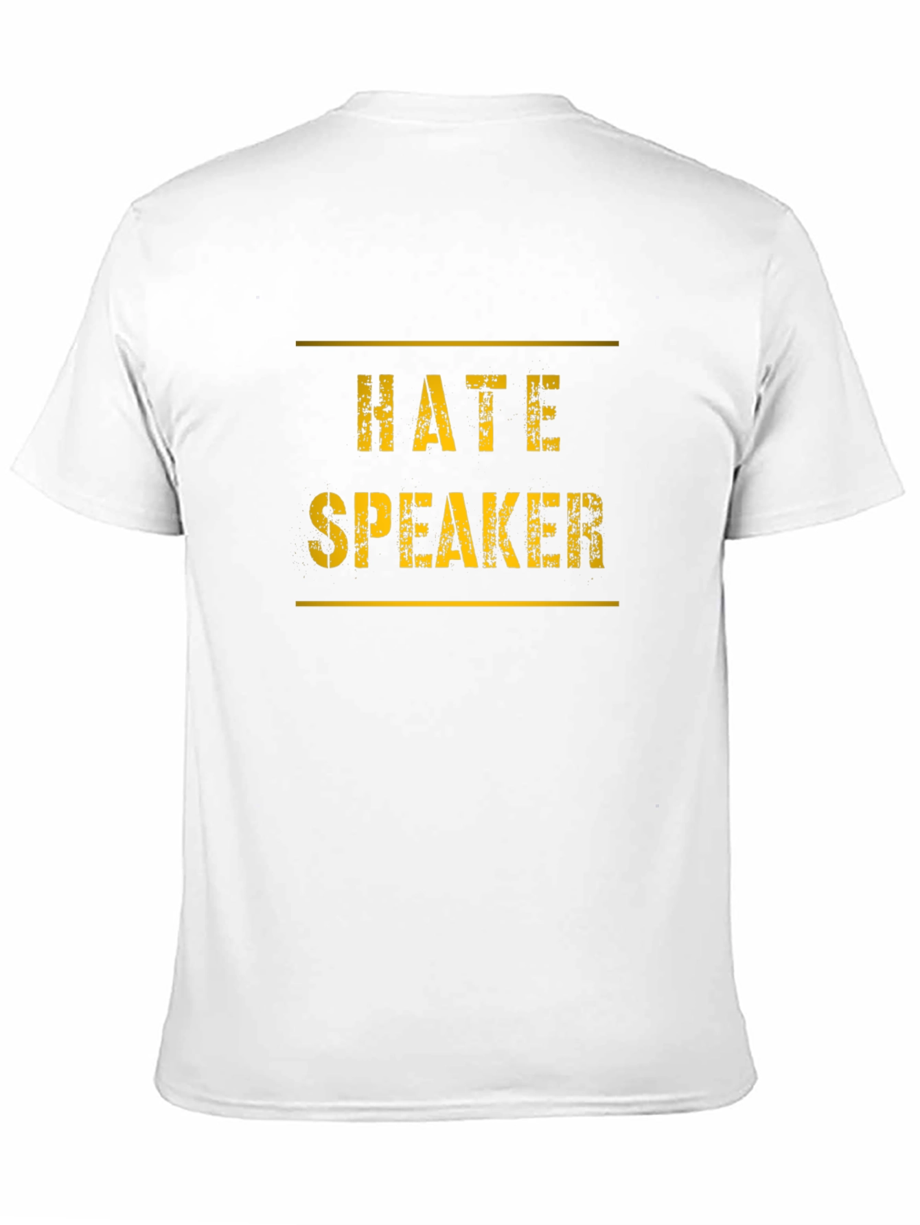 Hate Speaker Graphic Tee - Black