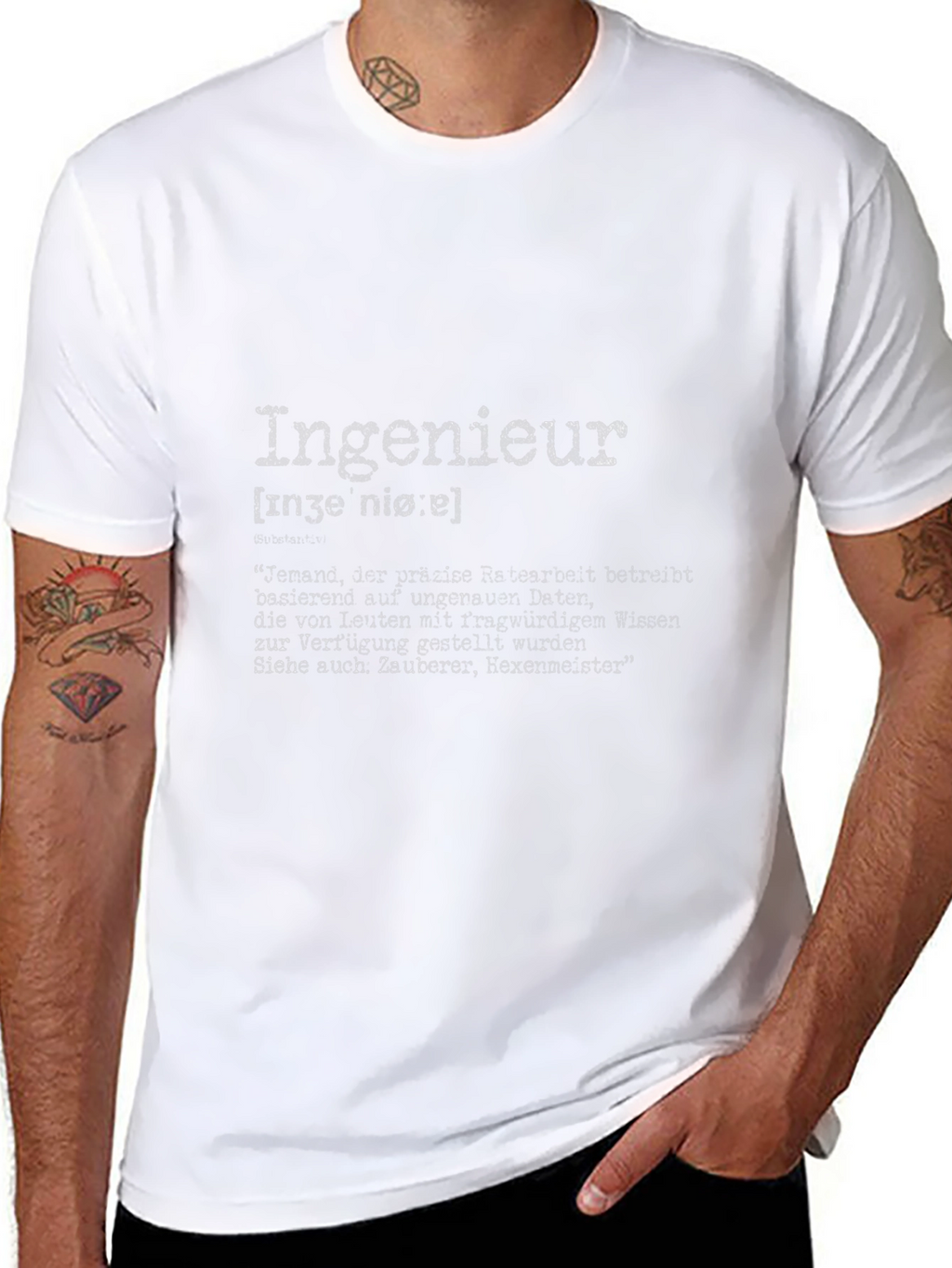 Engineer Definition Black T-Shirt