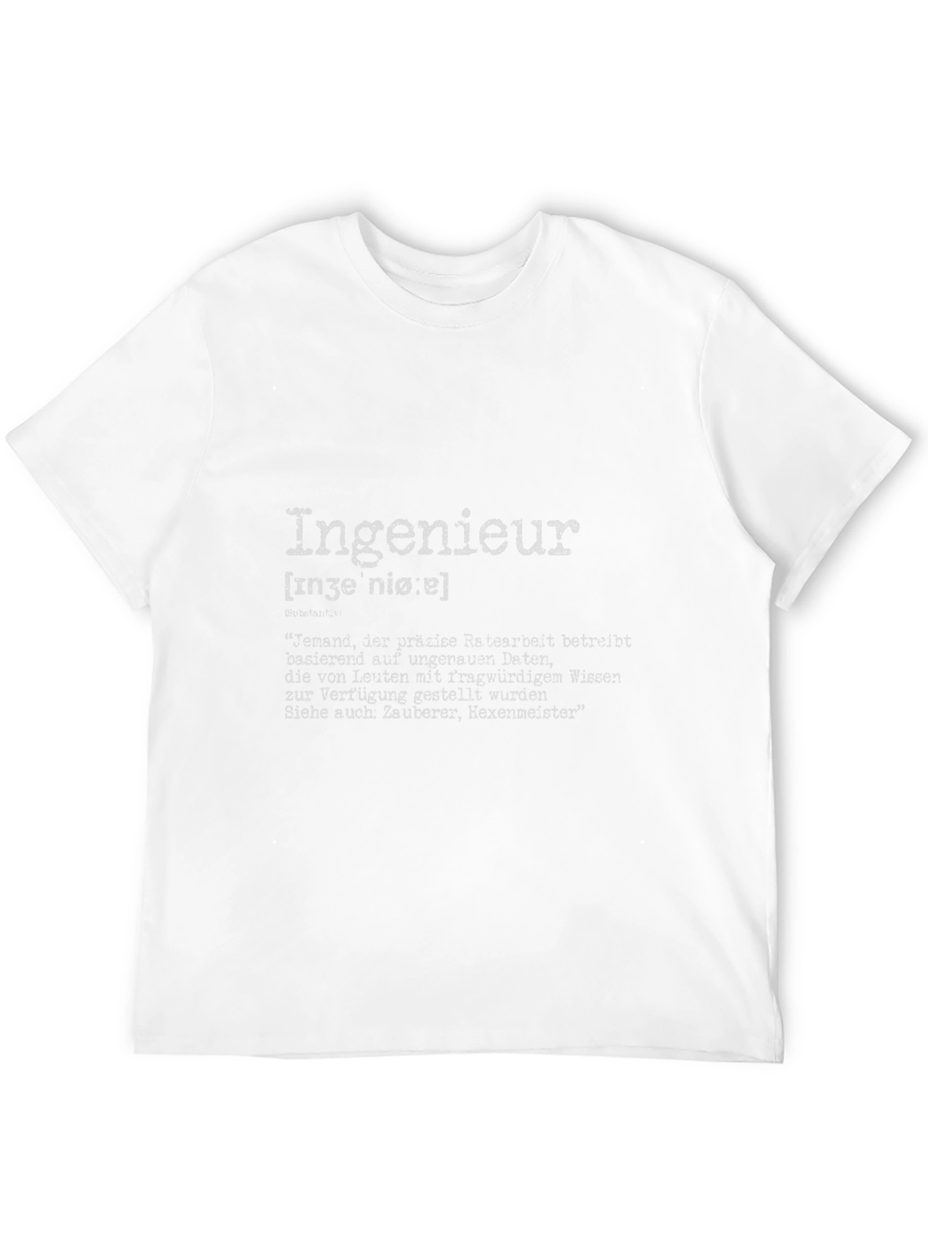 Engineer Definition Black T-Shirt