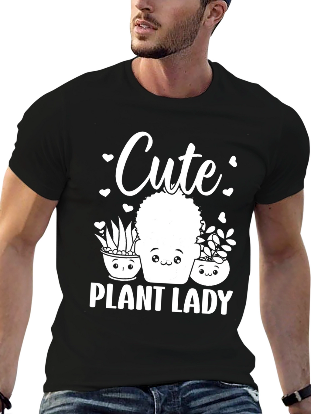 Cute Plant Lady Graphic Tee