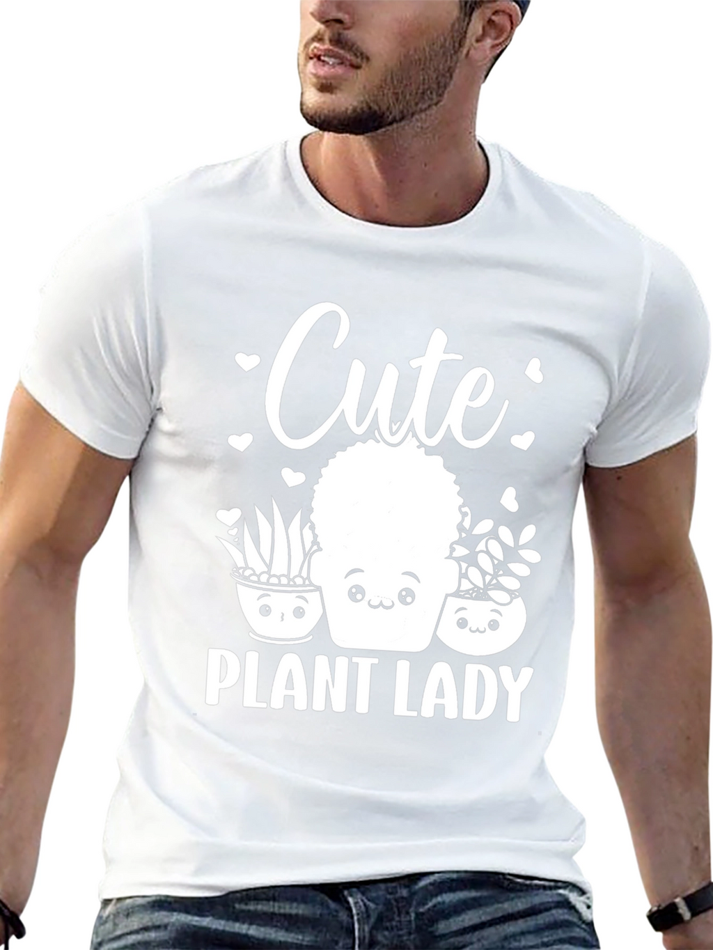 Cute Plant Lady Graphic Tee