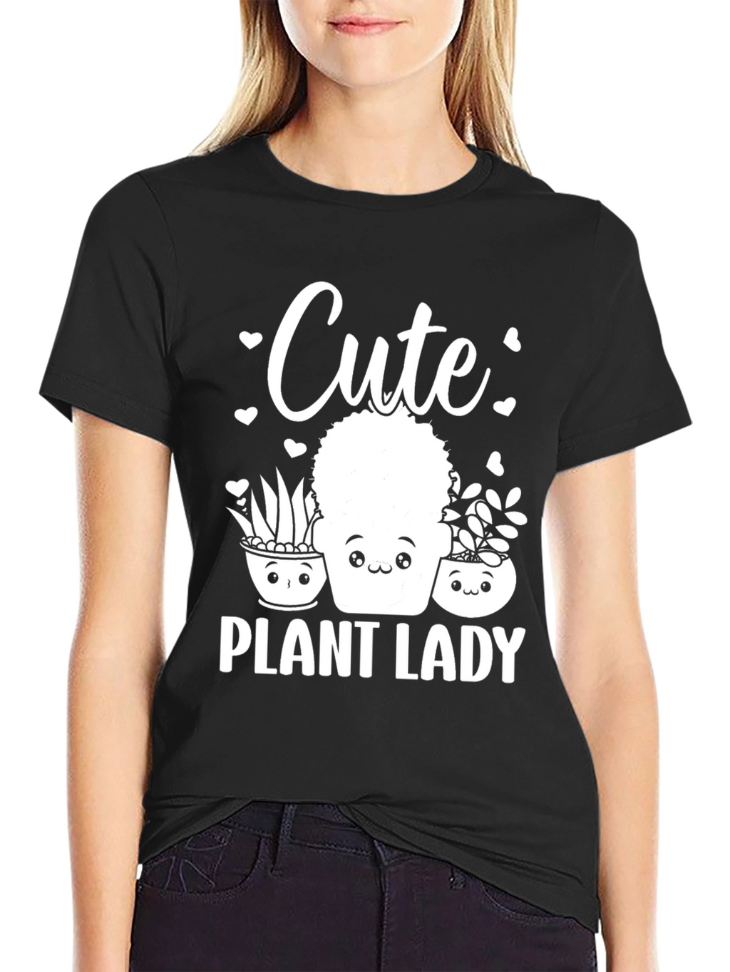 Cute Plant Lady Graphic Tee