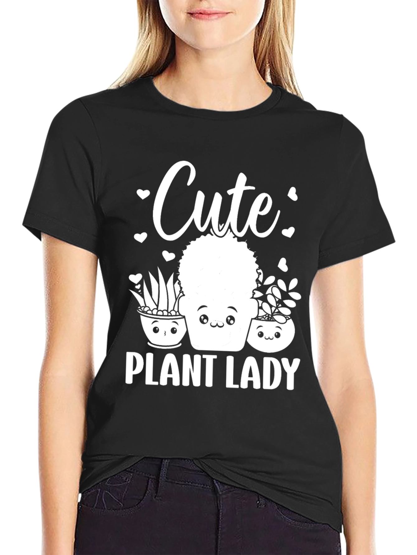 Cute Plant Lady Graphic Tee