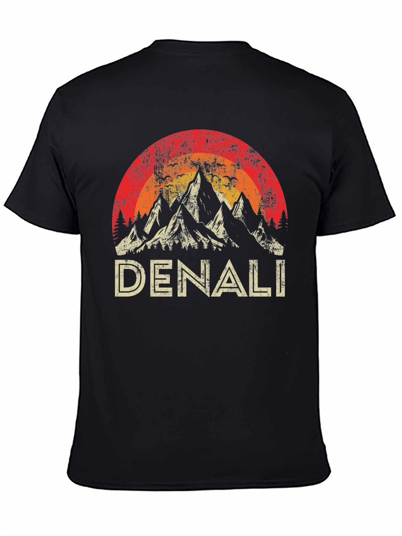 Denali Vintage Mountain T-Shirt - Outdoor Adventure