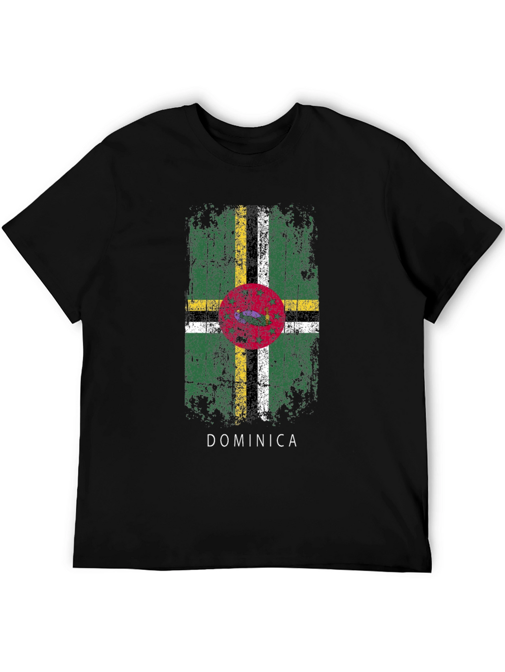 Dominica Flag Graphic T-Shirt