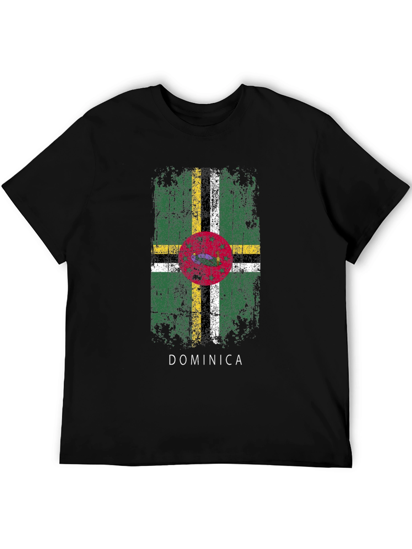 Dominica Flag Graphic T-Shirt
