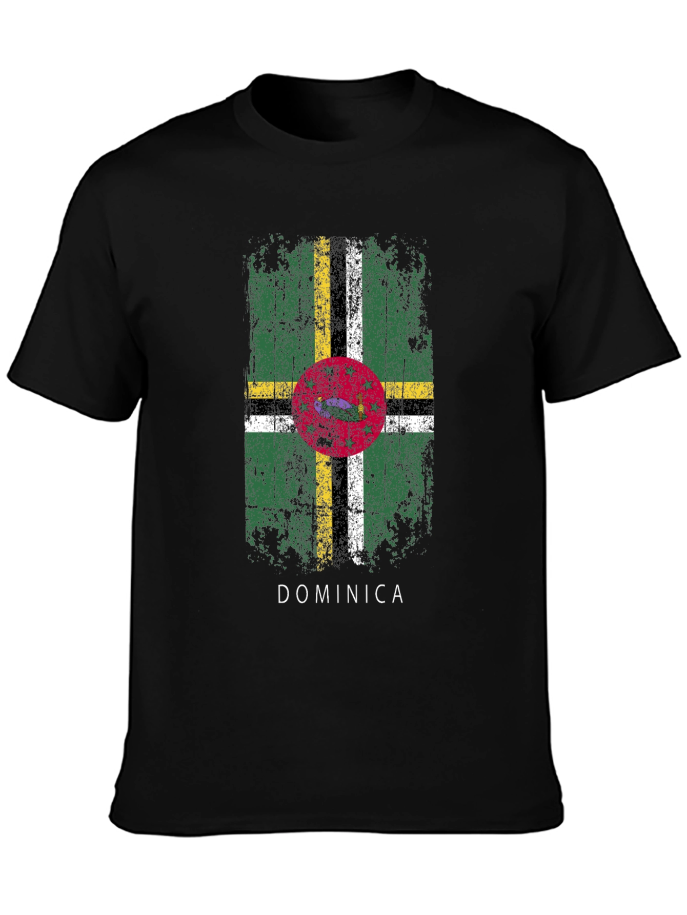Dominica Flag Graphic T-Shirt