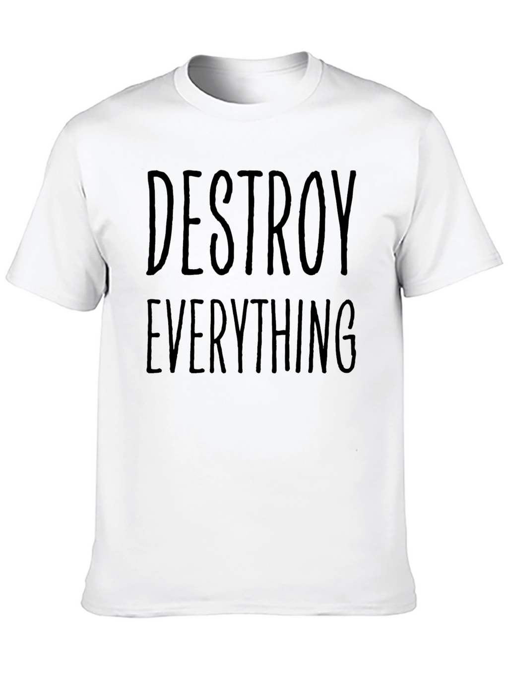 Destroy Everything Black Graphic Tee