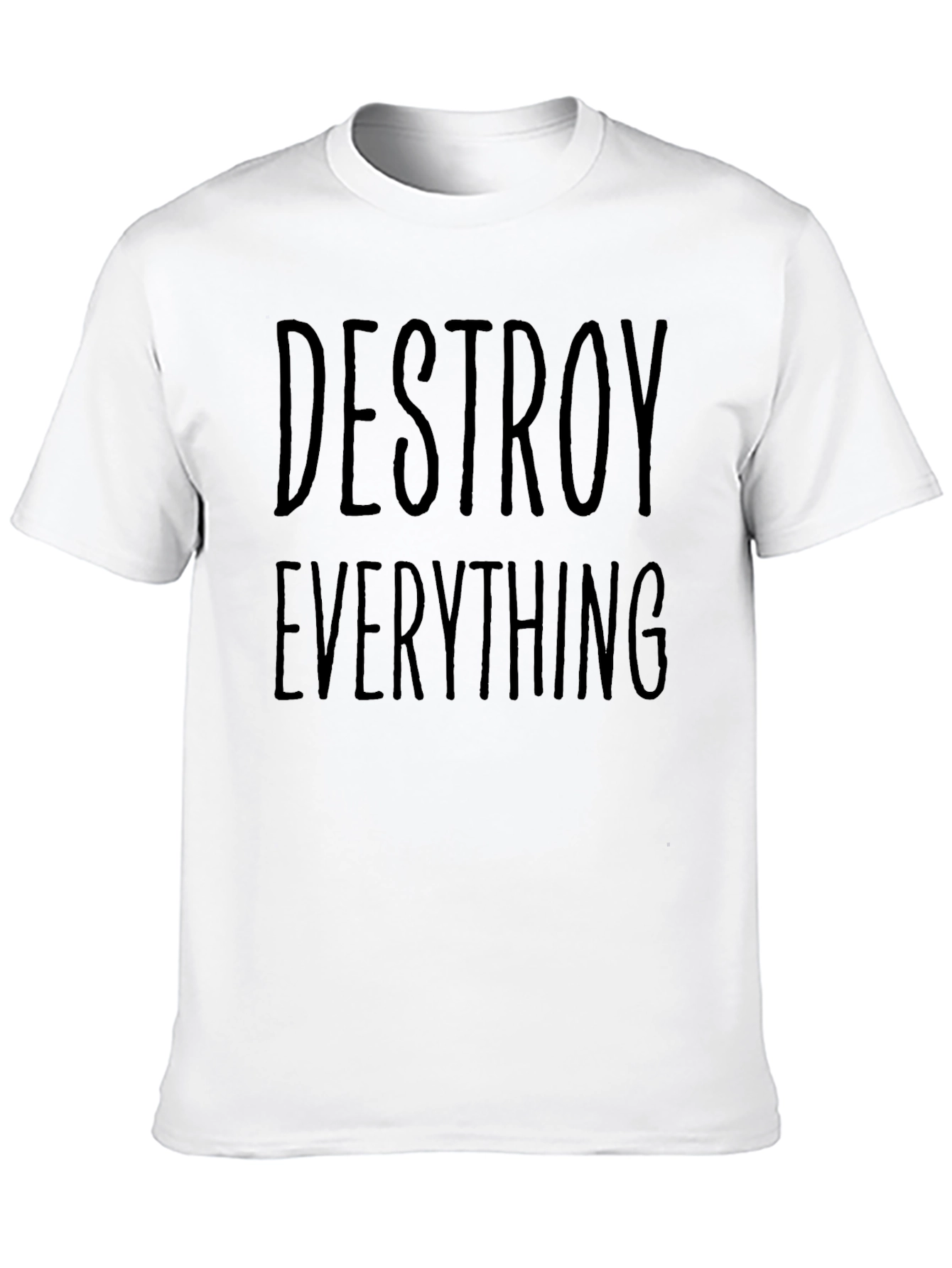 Destroy Everything Black Graphic Tee