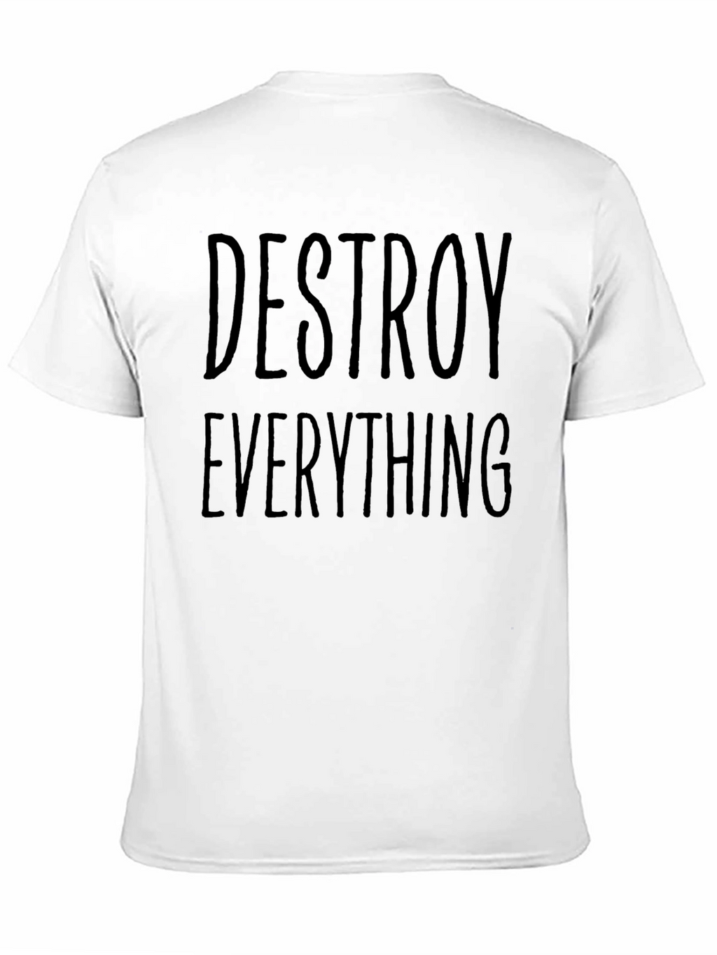 Destroy Everything Black Graphic Tee