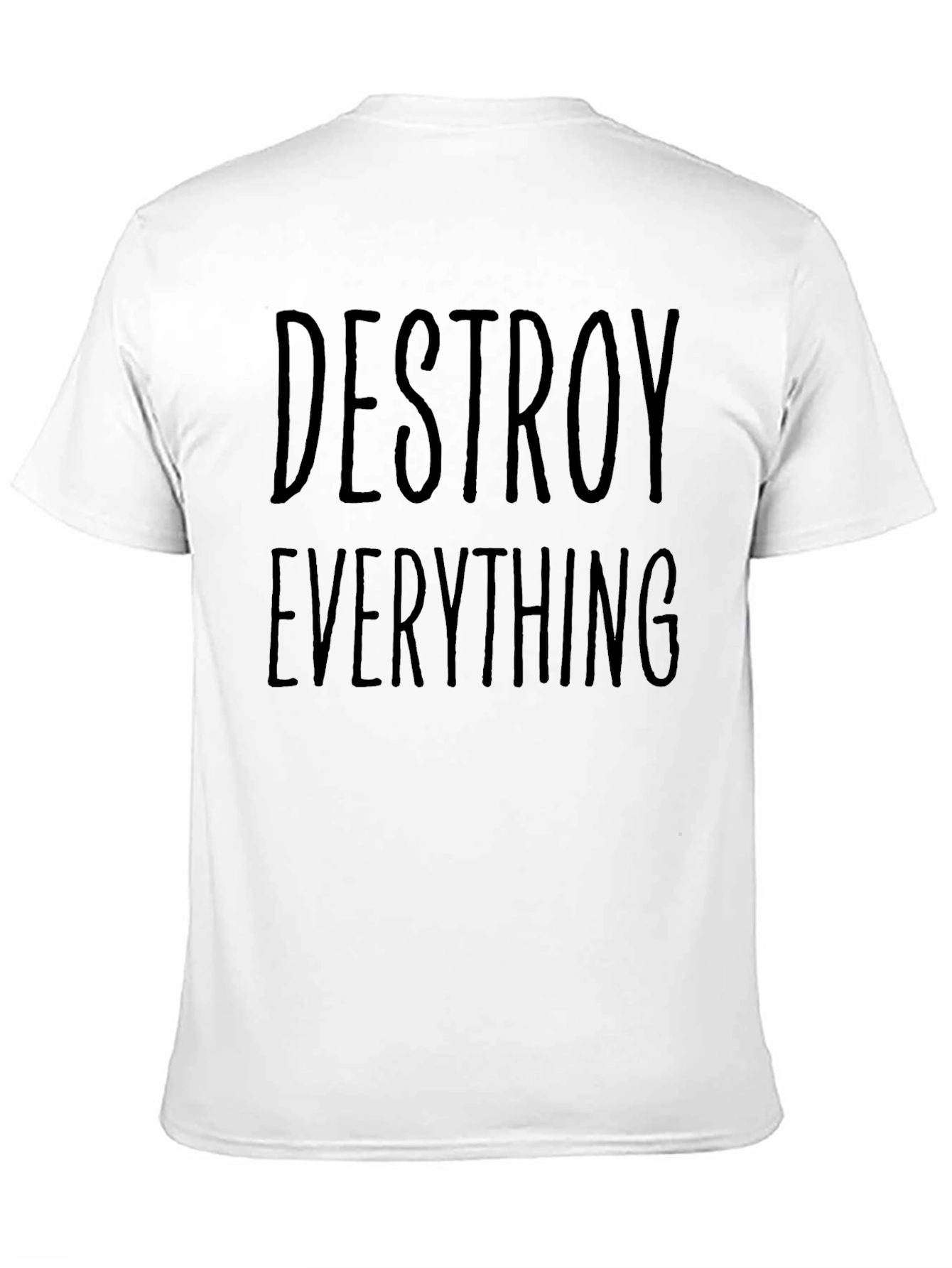 Destroy Everything Black Graphic Tee