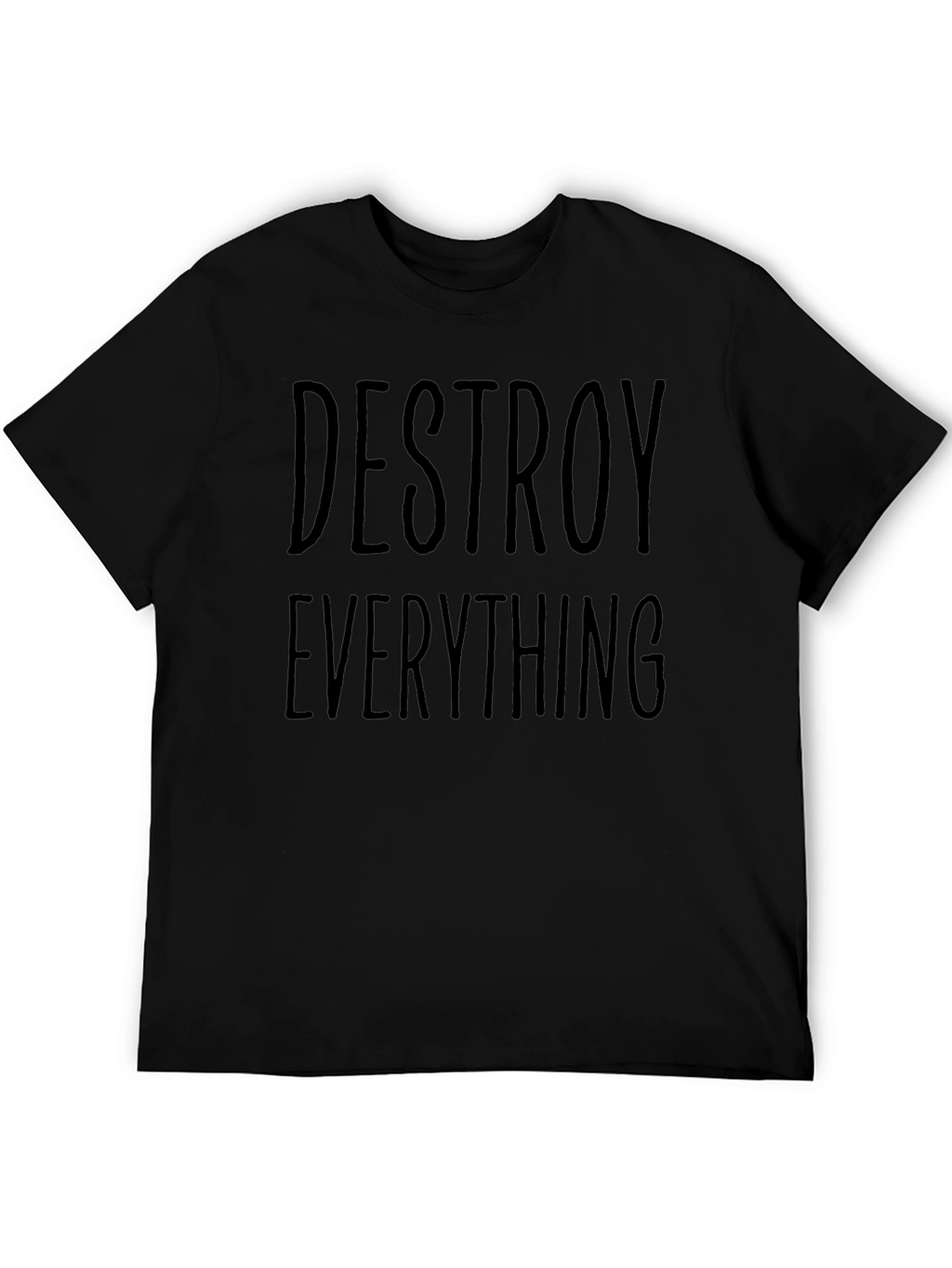 Destroy Everything Black Graphic Tee