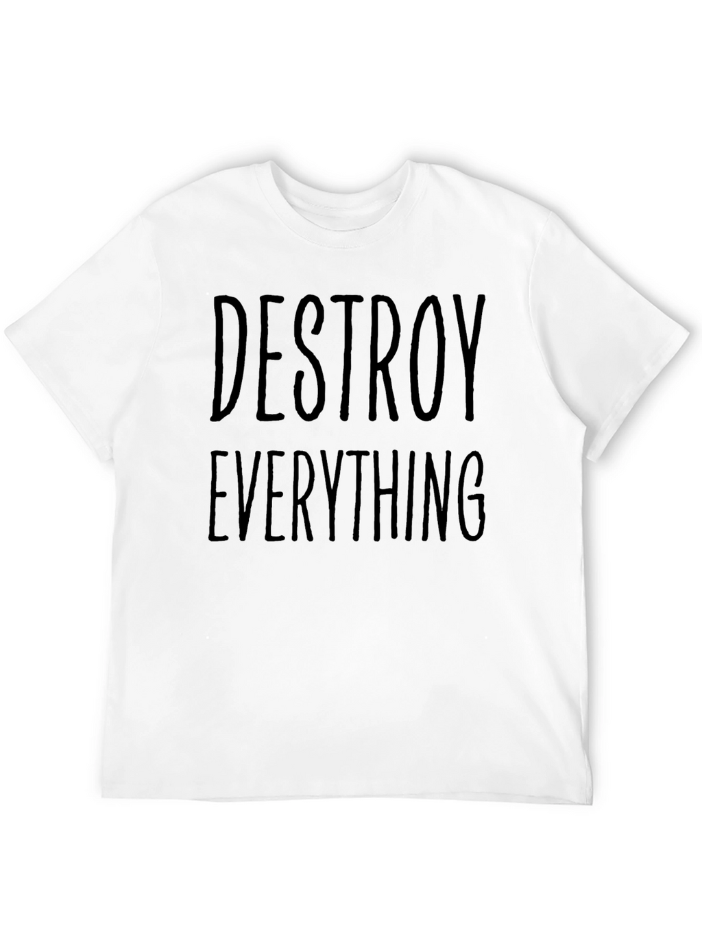 Destroy Everything Black Graphic Tee