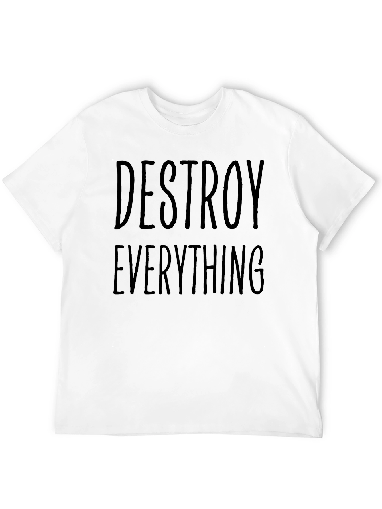 Destroy Everything Black Graphic Tee