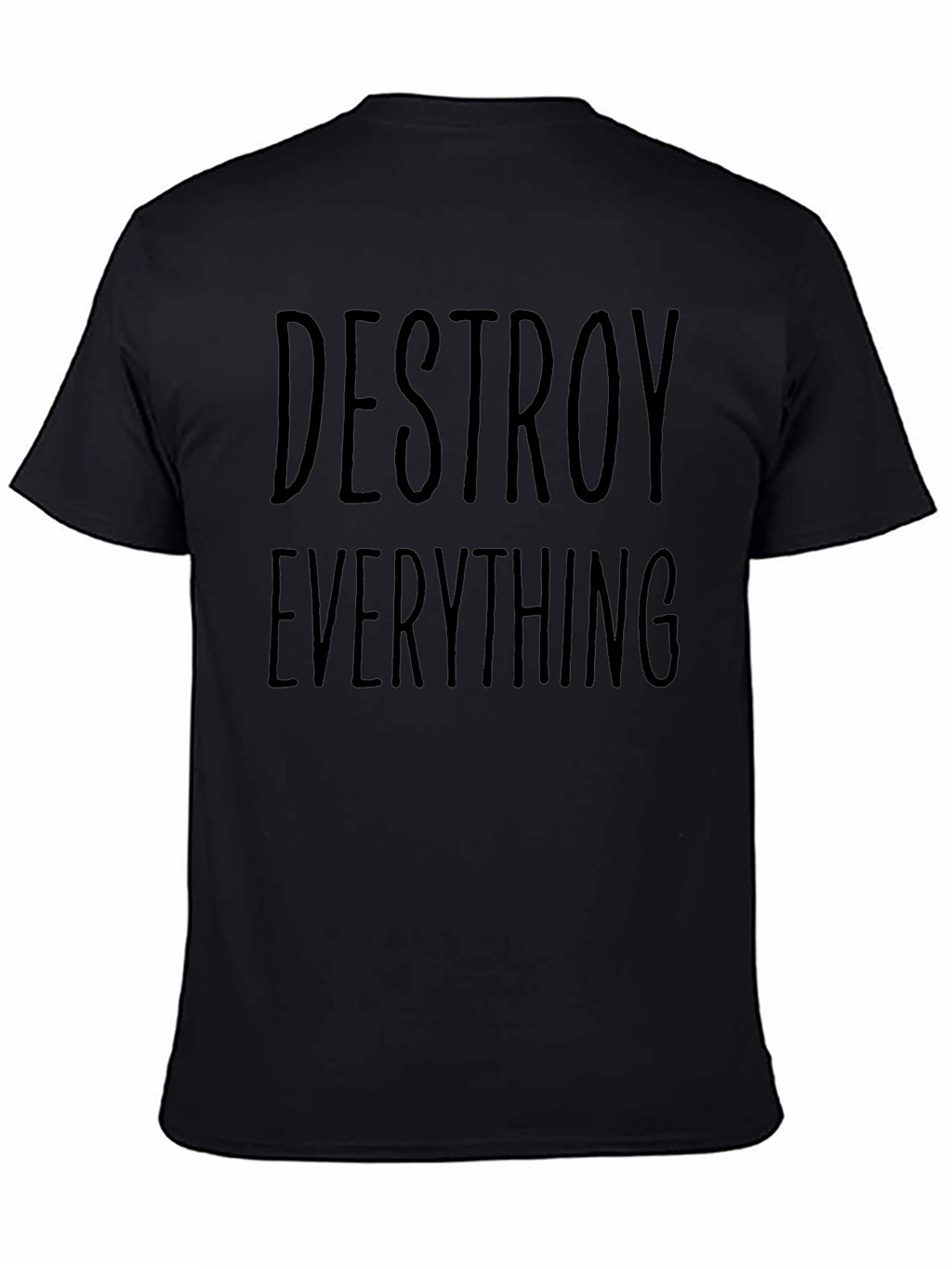 Destroy Everything Black Graphic Tee