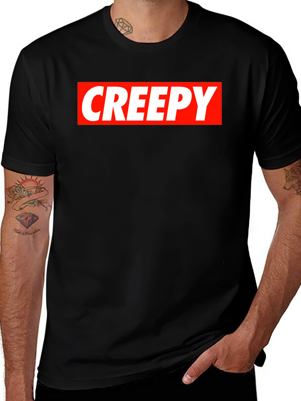 Creepy T-Shirt - Bold Graphic Tee