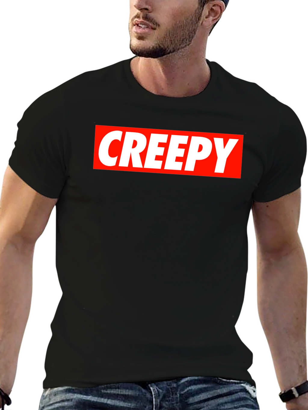 Creepy T-Shirt - Bold Graphic Tee