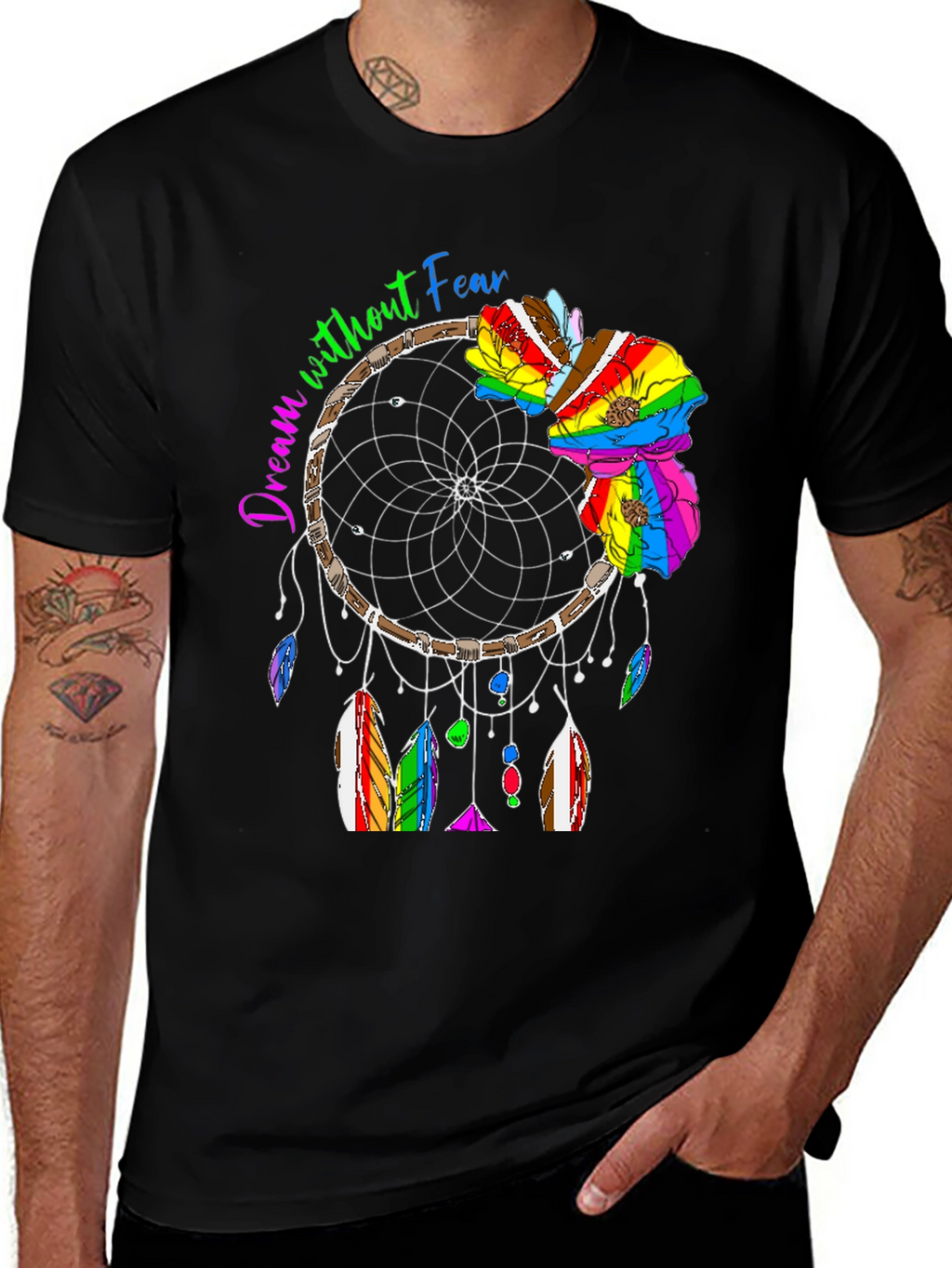 Dream Without Fear Dreamcatcher T-Shirt