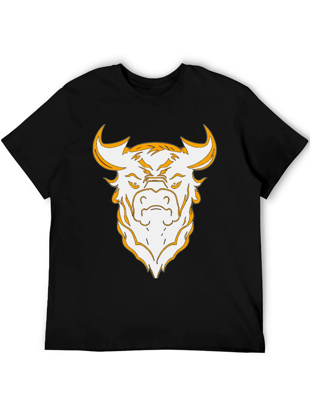 Bold Bull Graphic Tee - Black