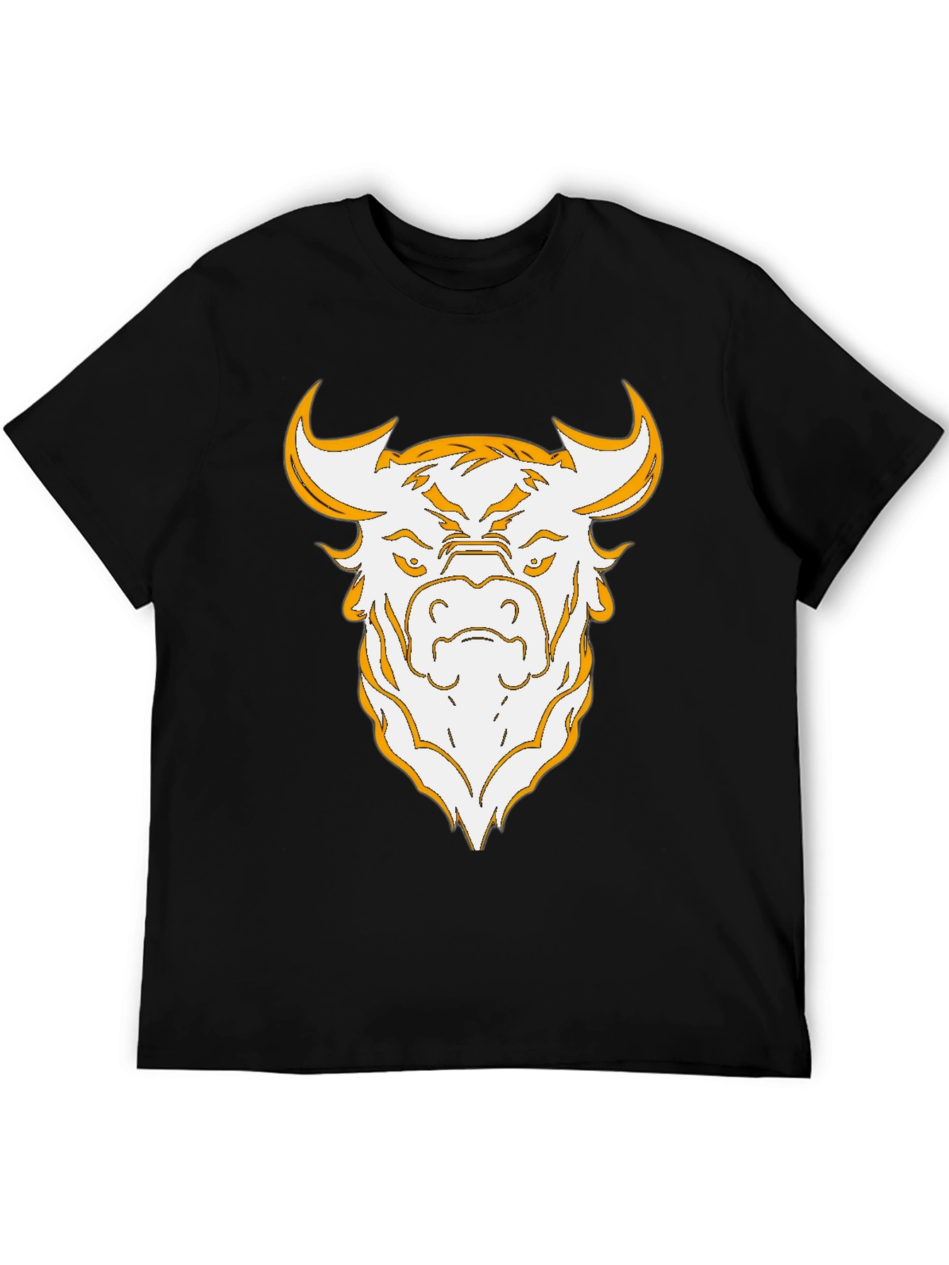 Bold Bull Graphic Tee - Black