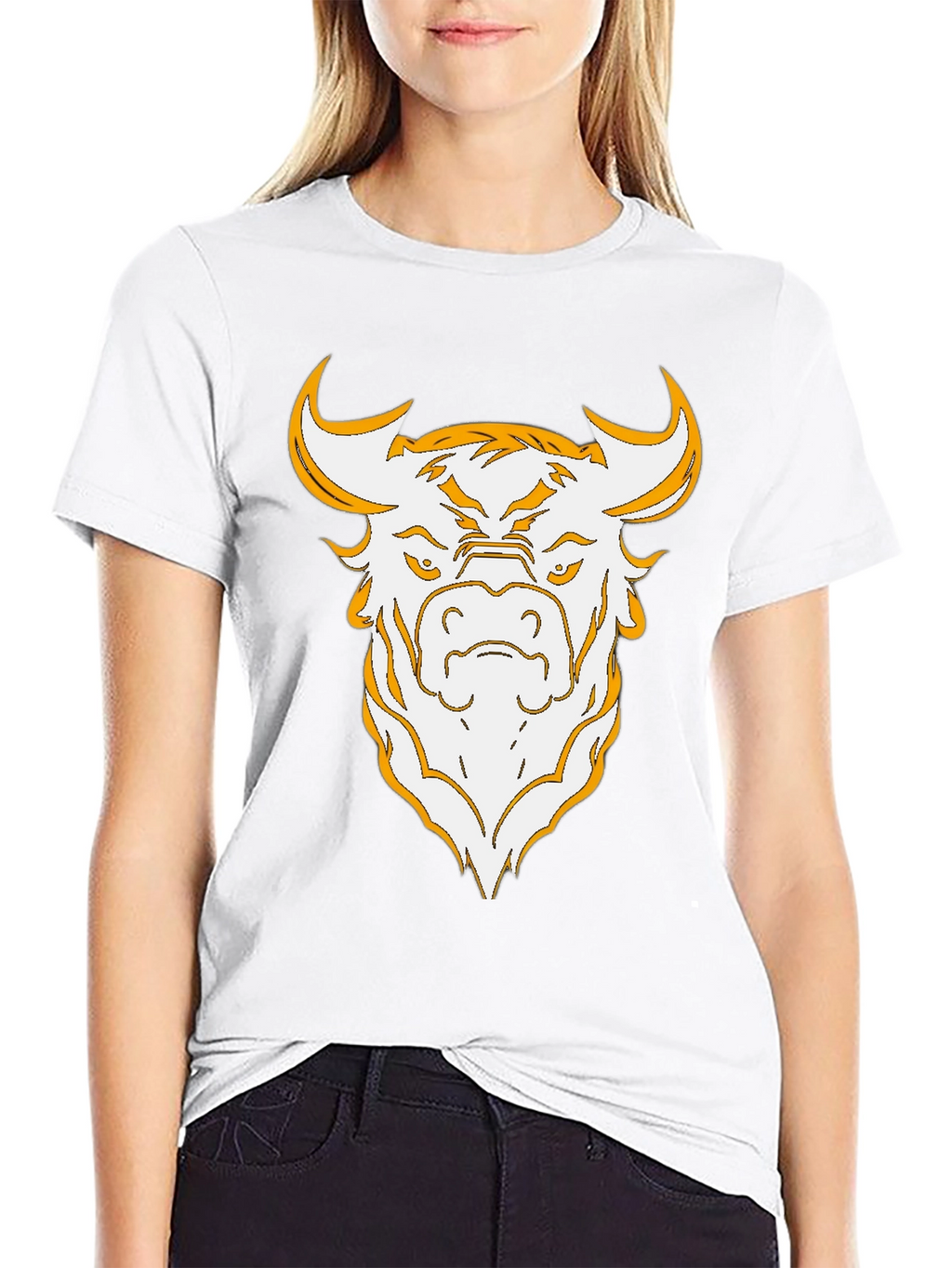 Bold Bull Graphic Tee - Black