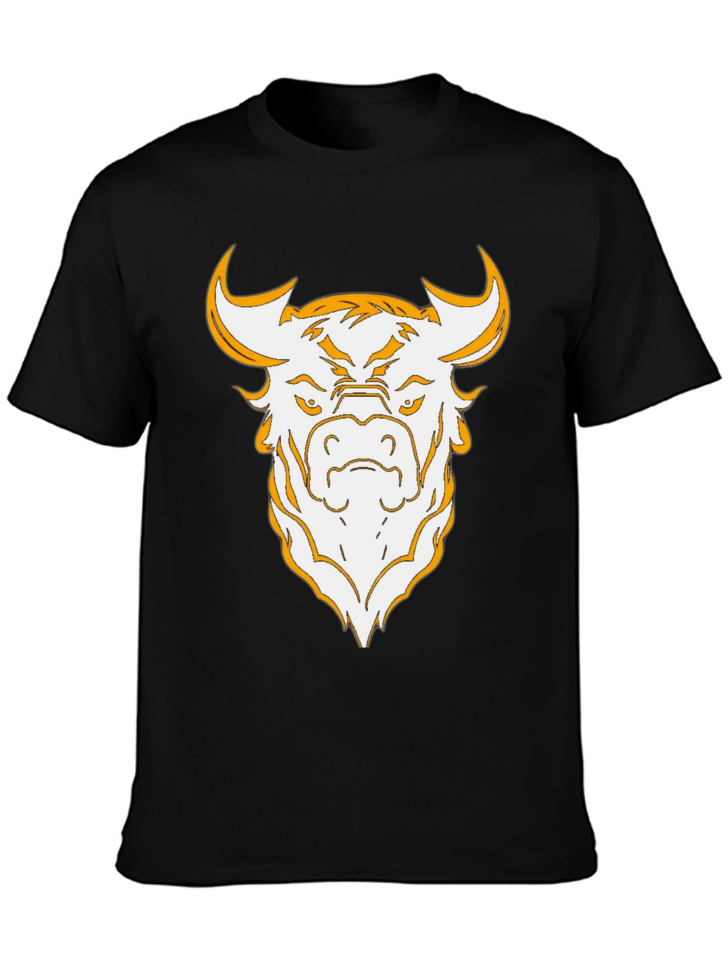 Bold Bull Graphic Tee - Black