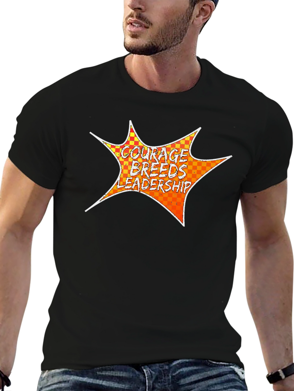 Courage Breeds Leadership Graphic Tee