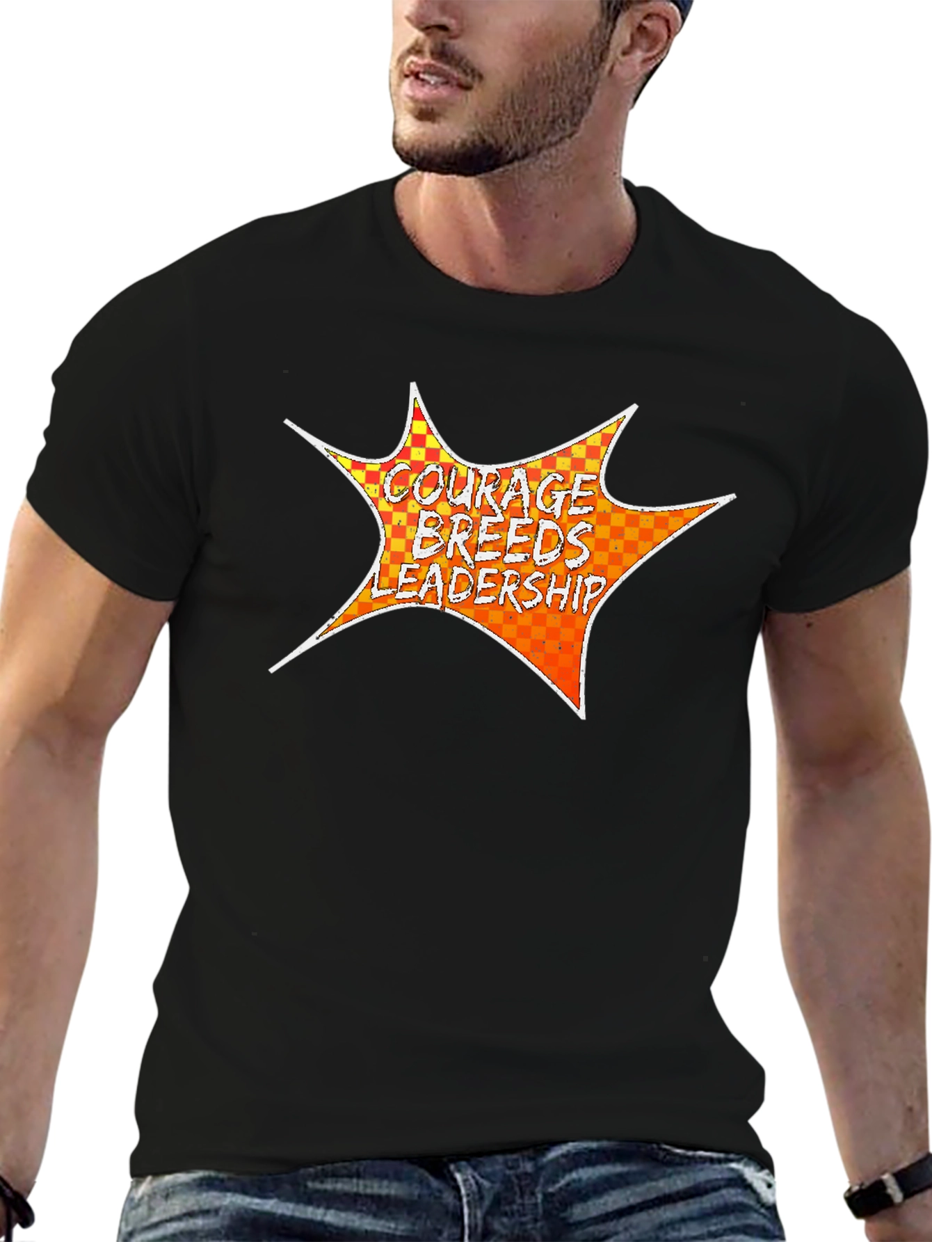 Courage Breeds Leadership Graphic Tee